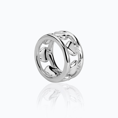 TIED HEART RING