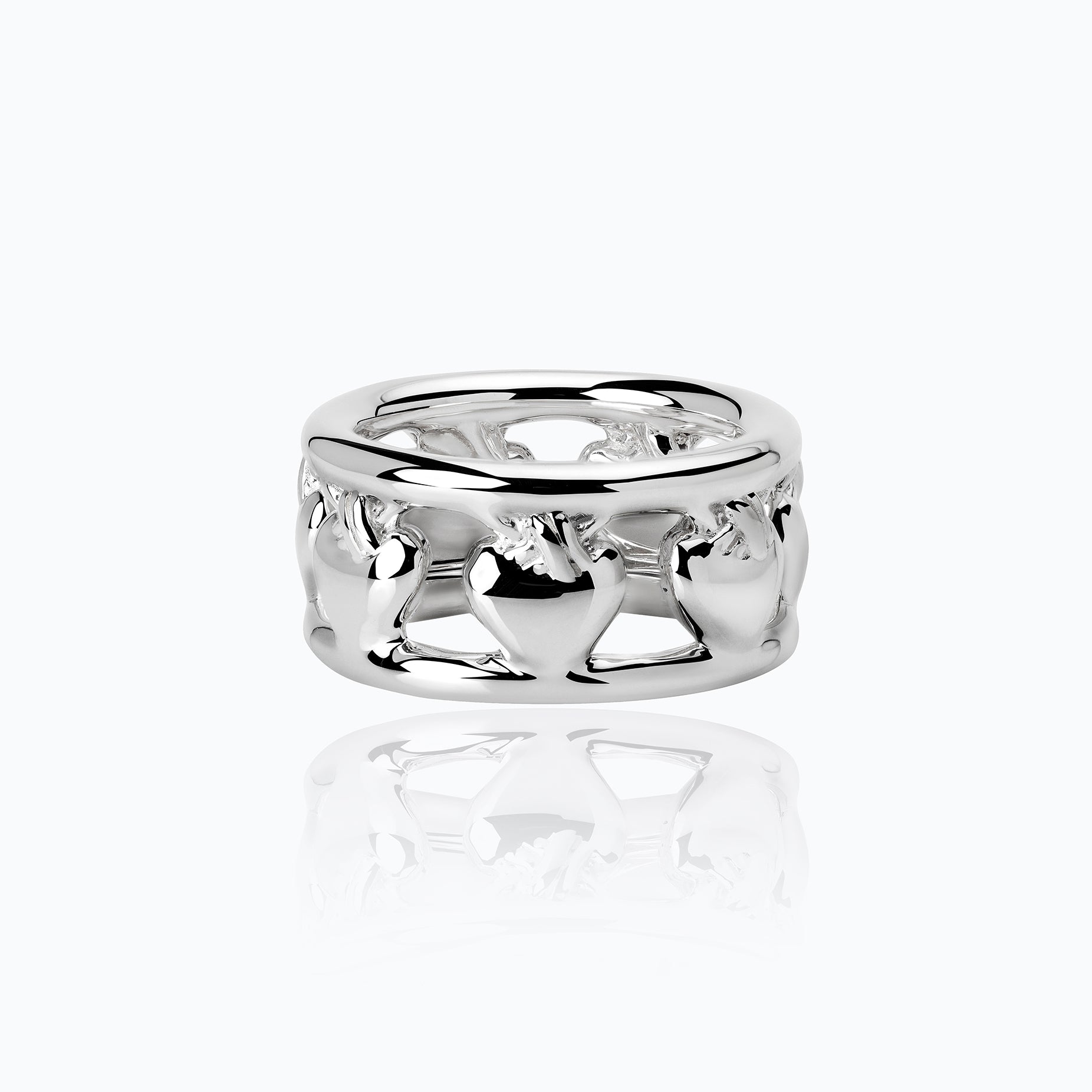 TIED HEART RING
