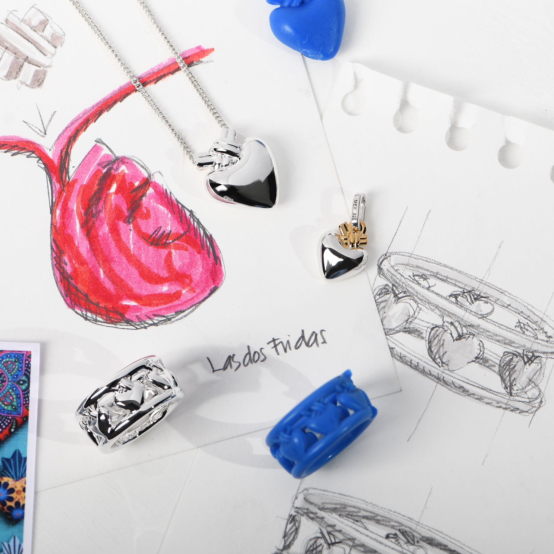 TIED HEART RING
