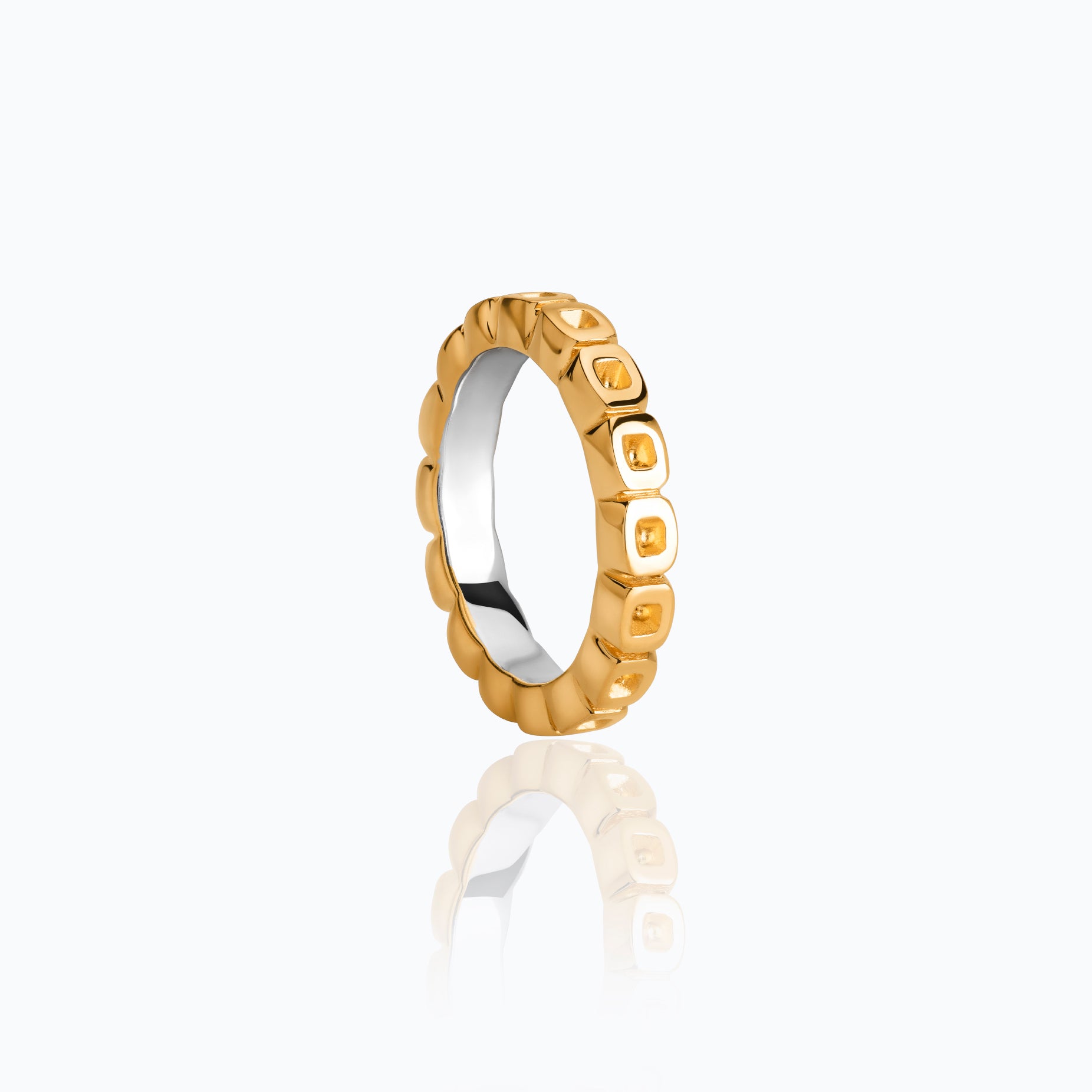 XOCOLATE TABLET VERMEIL RING