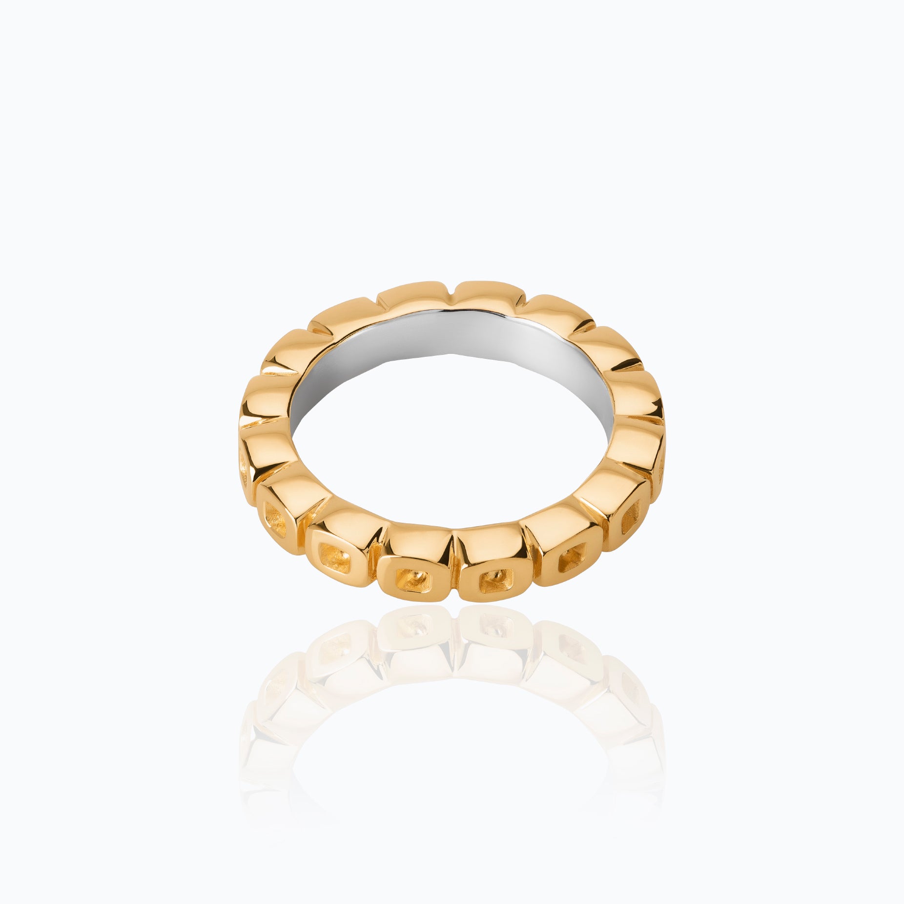 XOCOLATE TABLET VERMEIL RING