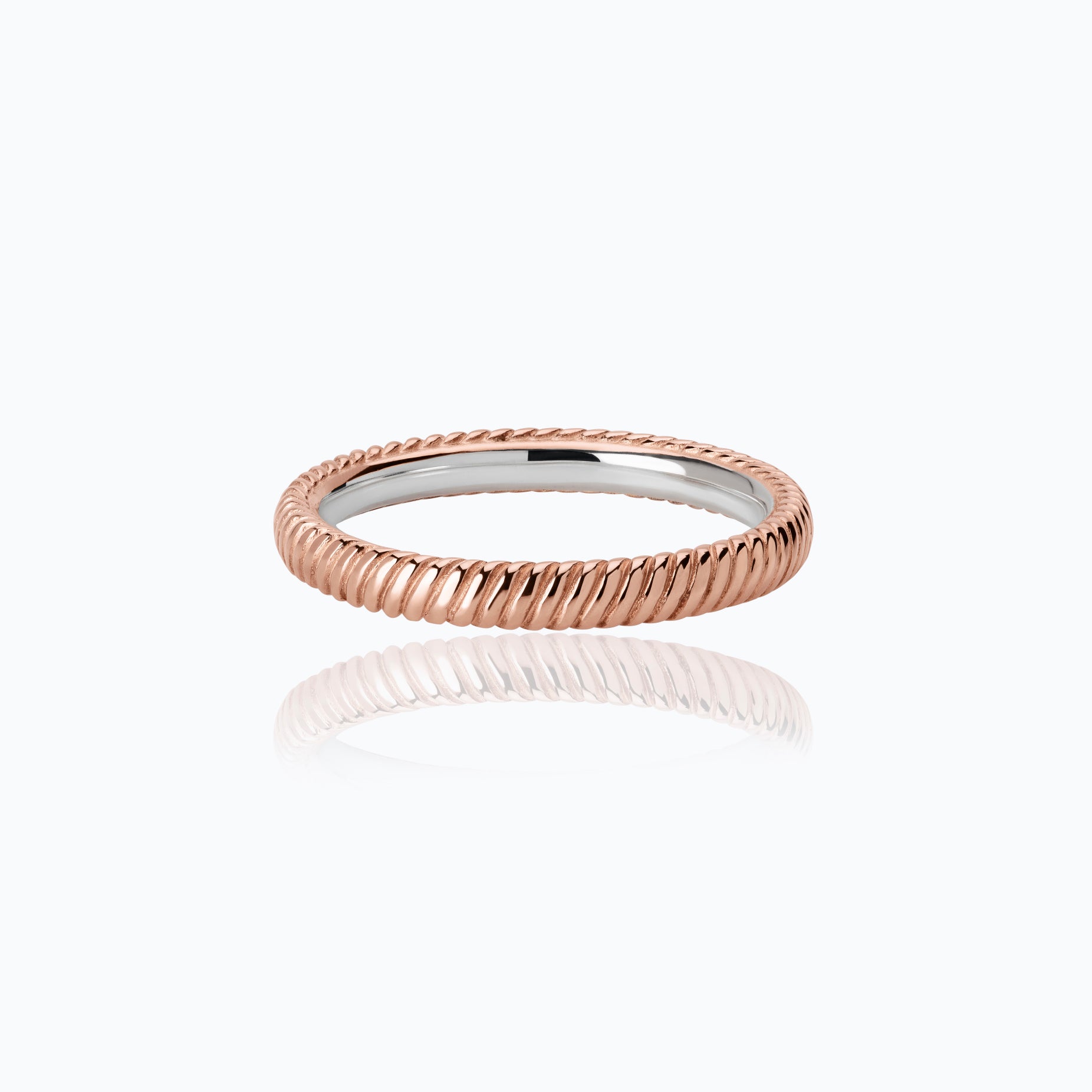 XOCOLATE DRIZZLE ROSE VERMEIL RING
