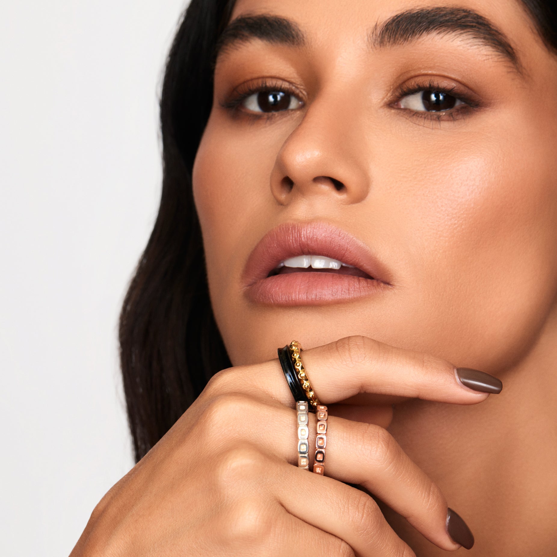 XOCOLATE TABLET ROSE VERMEIL RING