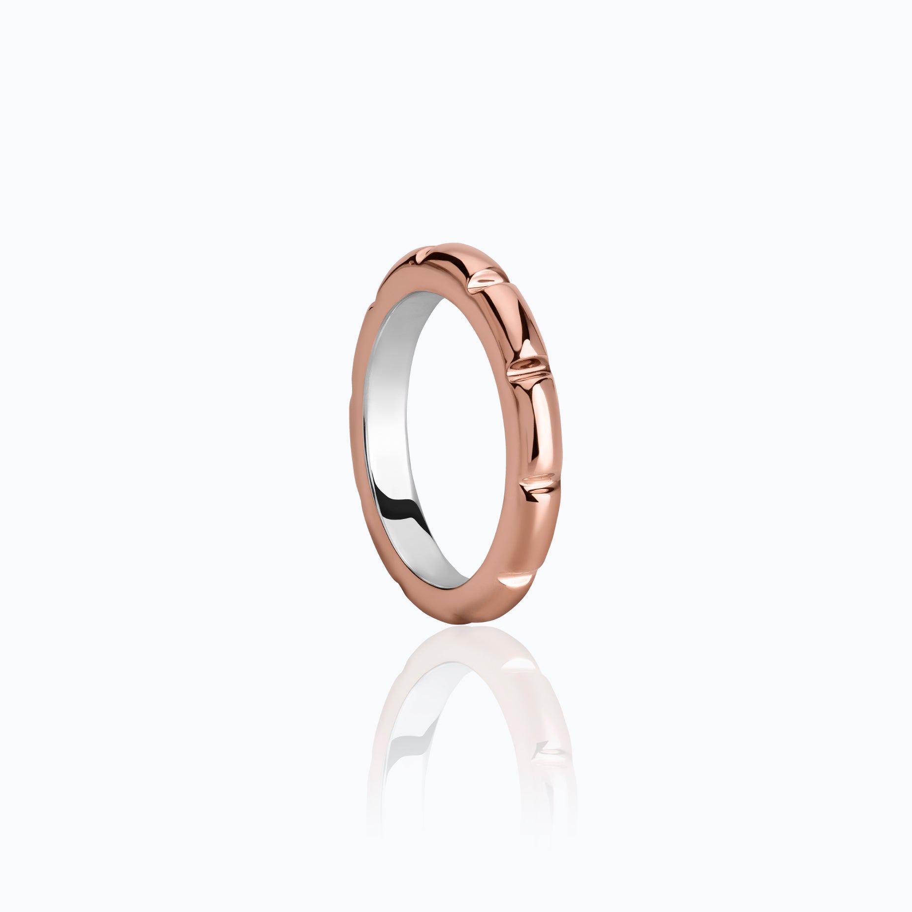 XOCOLATE BAR ROSE VERMEIL RING