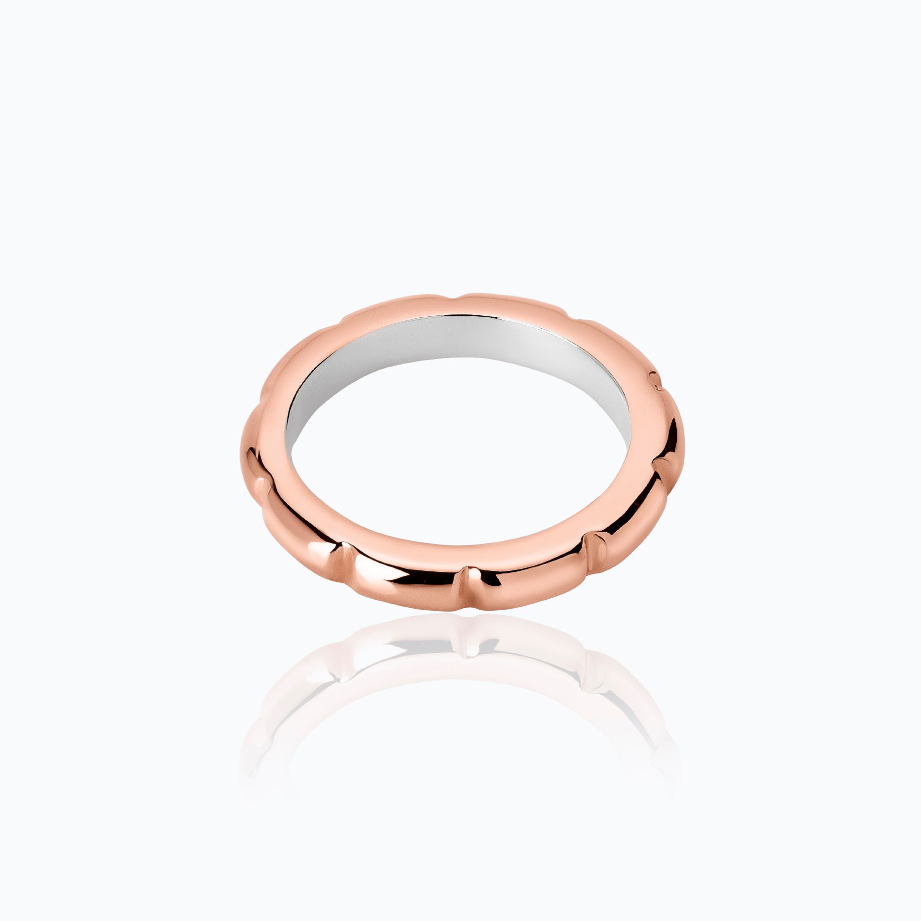 XOCOLATE BAR ROSE VERMEIL RING