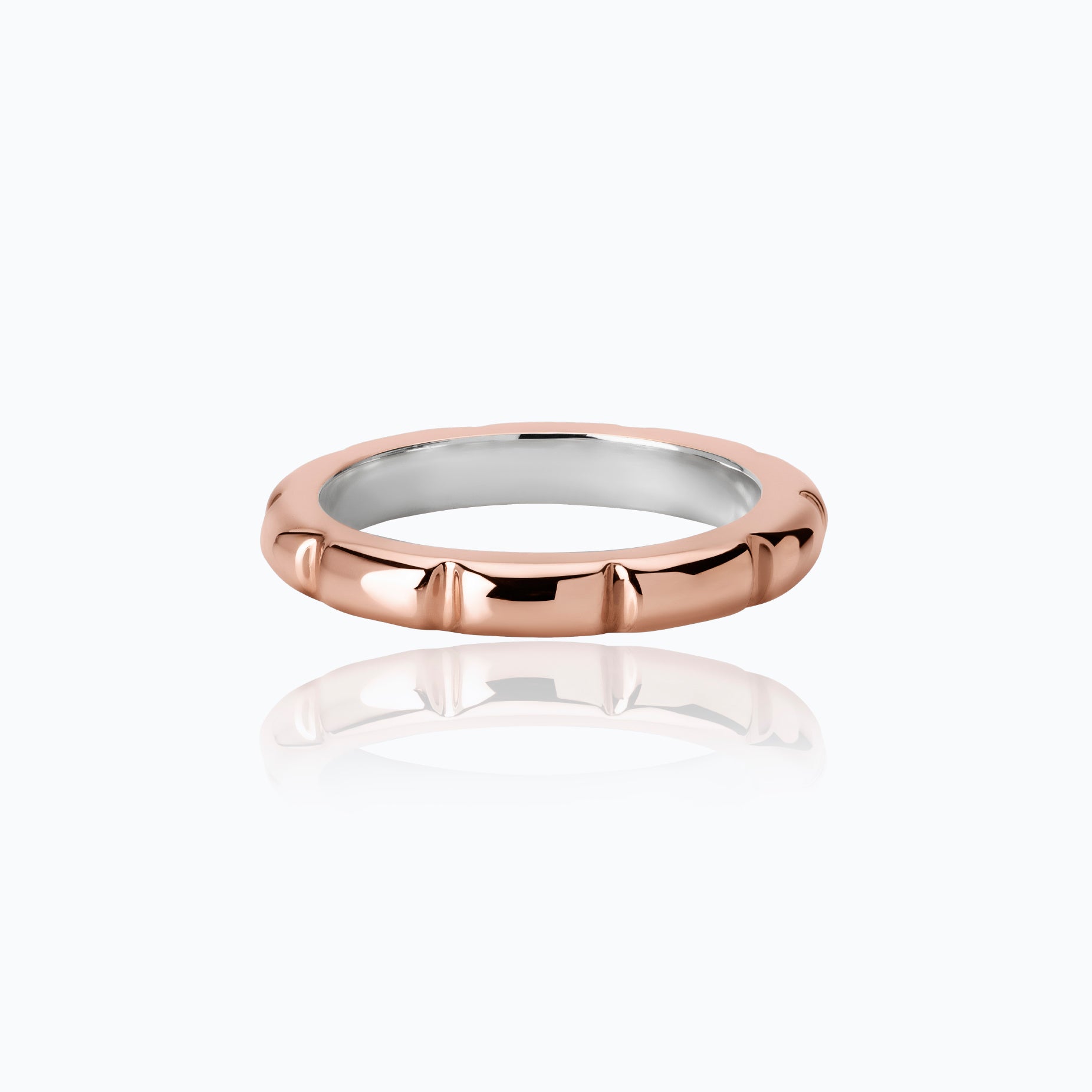 XOCOLATE BAR ROSE VERMEIL RING