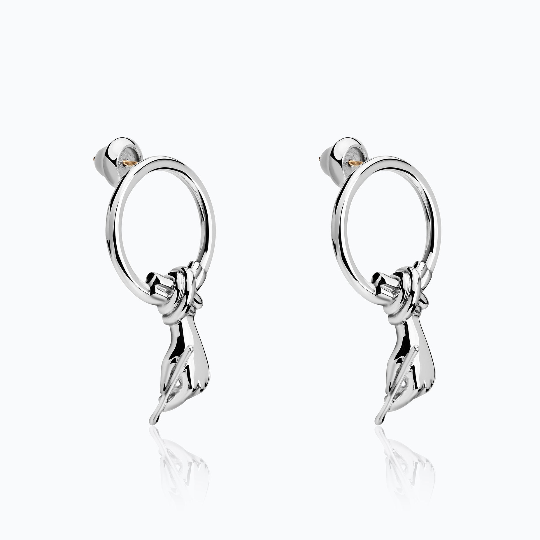 THE ARTIST'S HAND EARRINGS