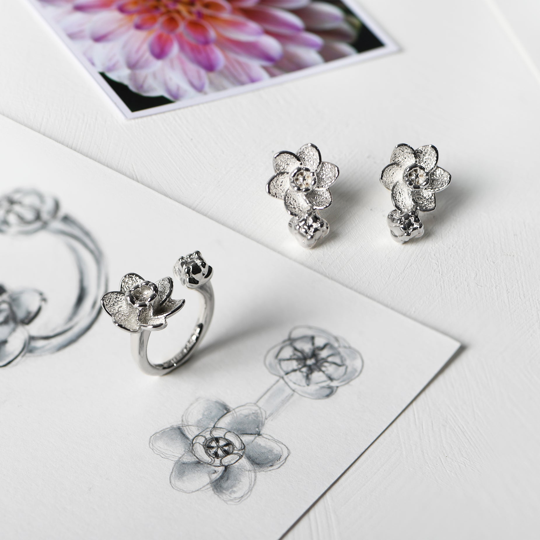 PERPETUAL FLOWERS EARRINGS