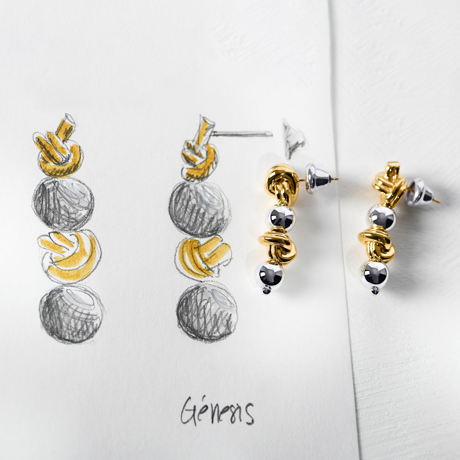 GENESIS VERMEIL EARRINGS