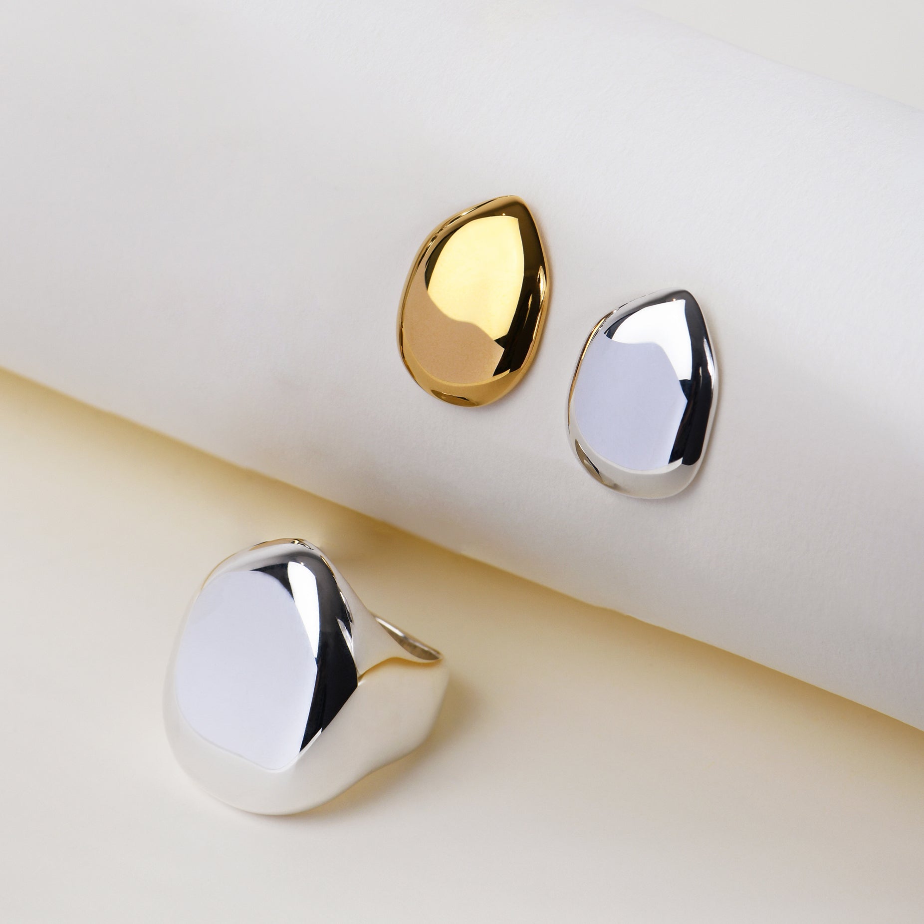 ALMA VERMEIL LARGE EARRING