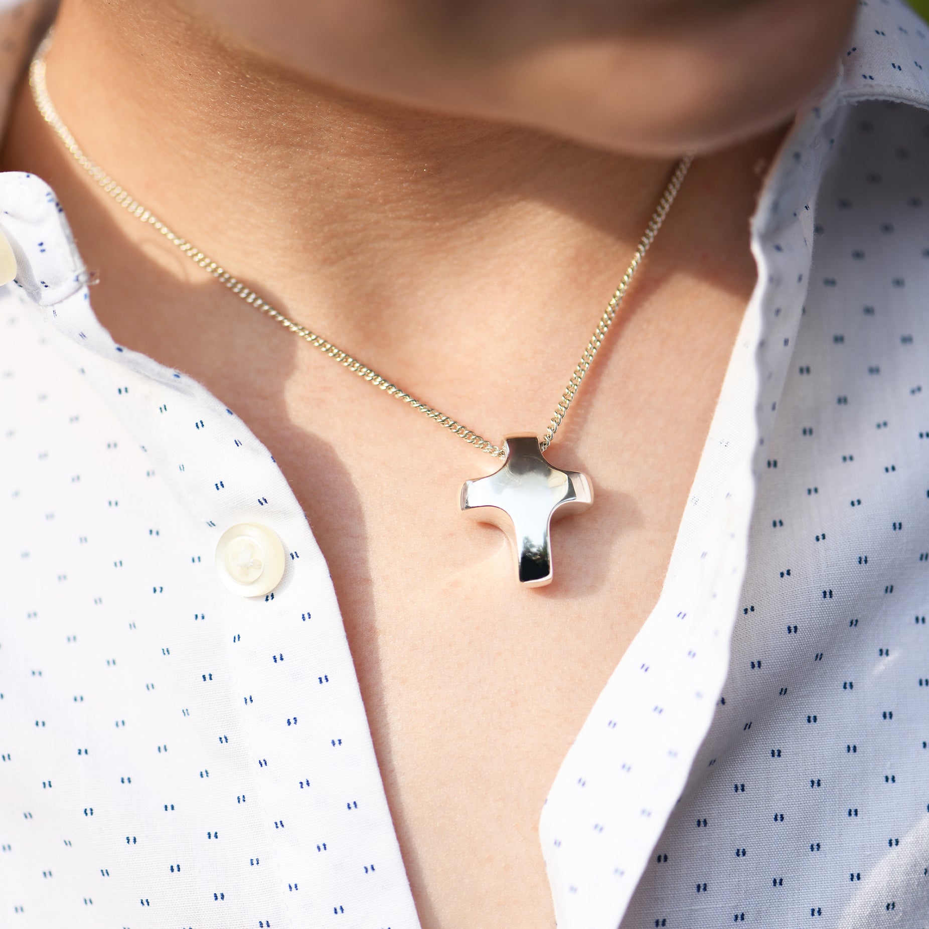 ORBITAL CROSS PENDANT