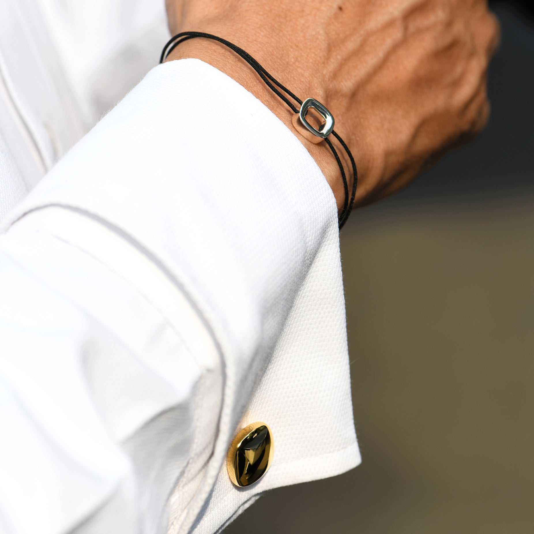 NEPTUNO VERMEIL CUFFLINK