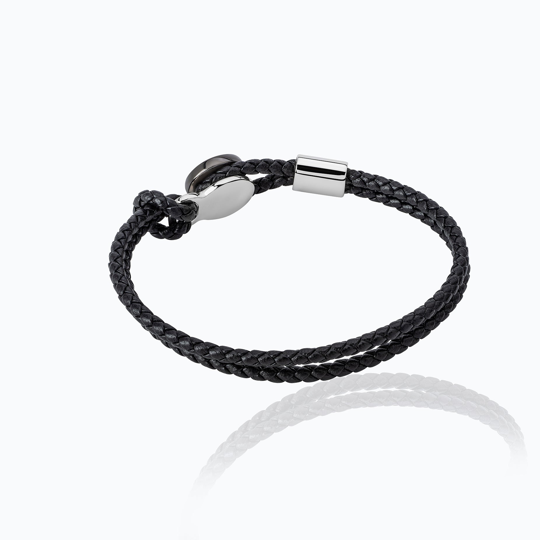 TANE RACING BLACK RIM RUTHENIUM BRACELET