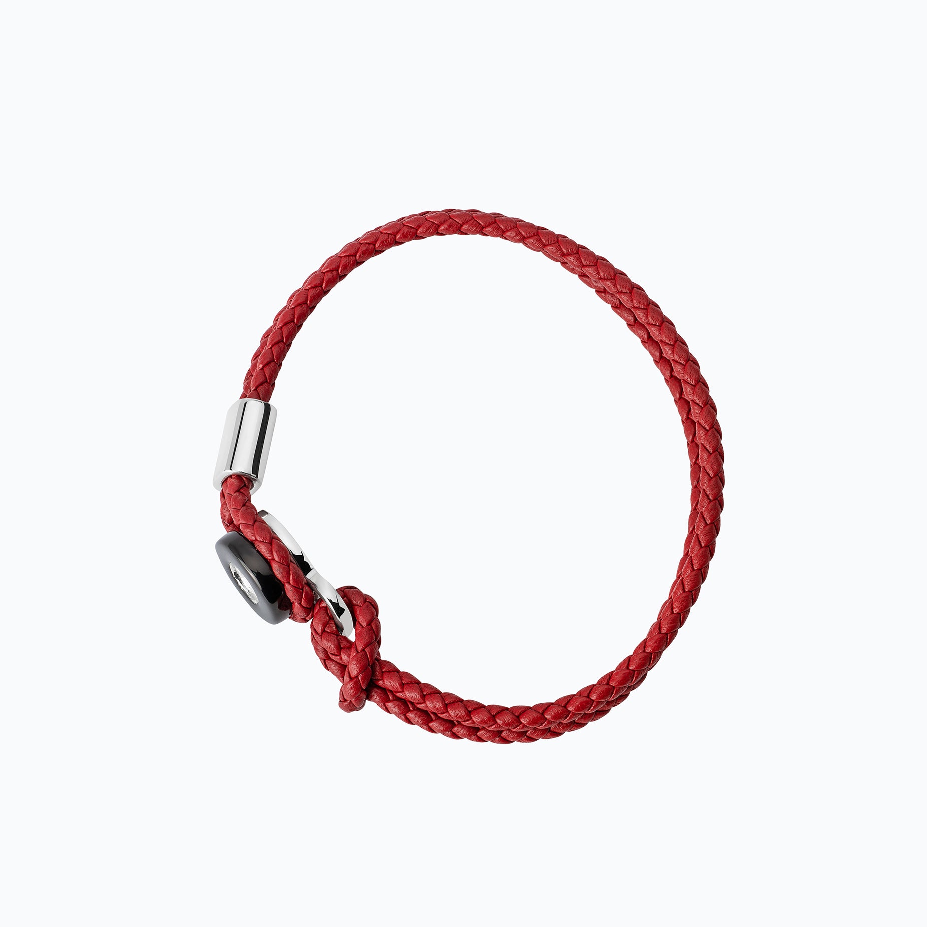 TANE RACING RED RIM RUTHENIUM BRACELET