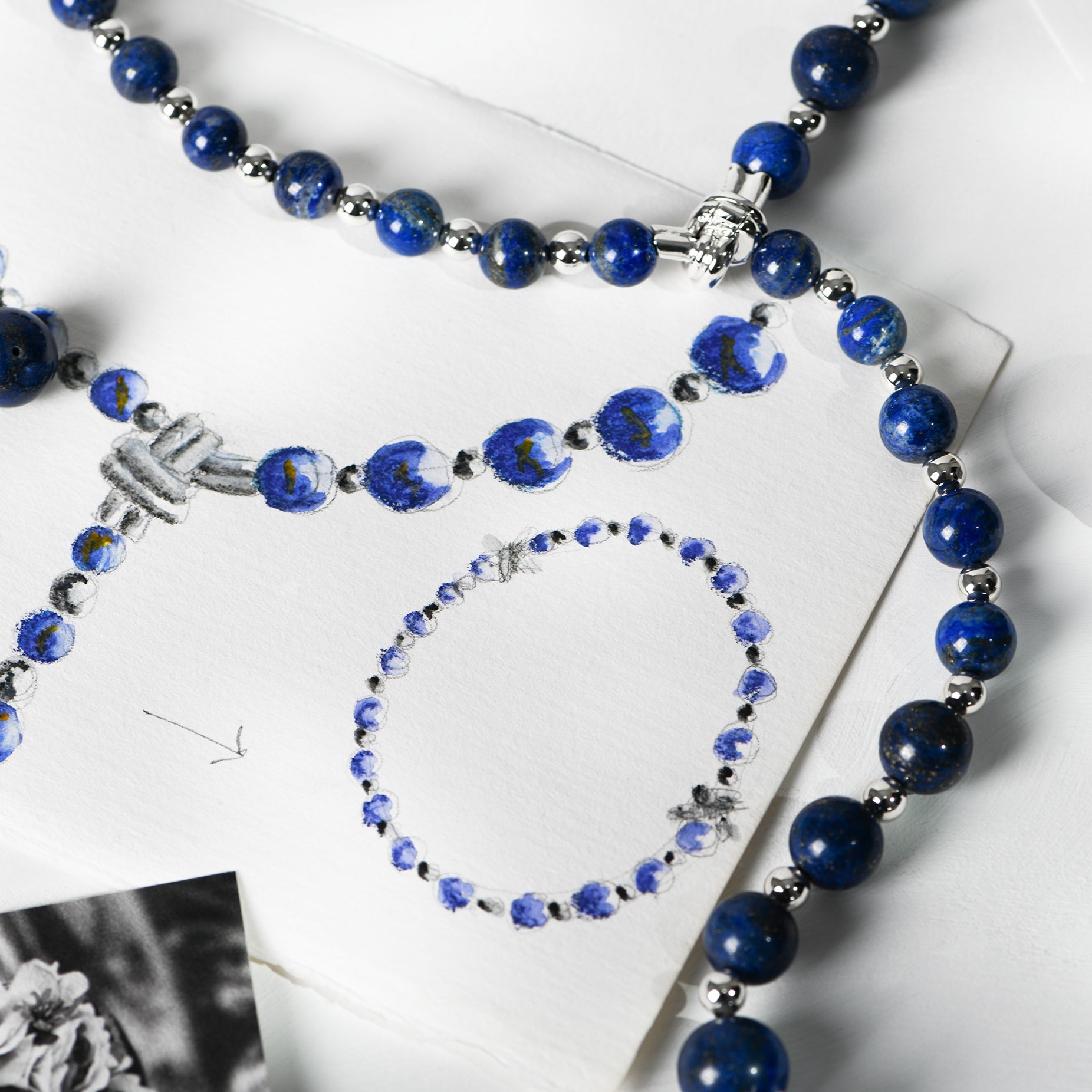 PRE-HISPANIC LAPIS LAZULI NECKLACE