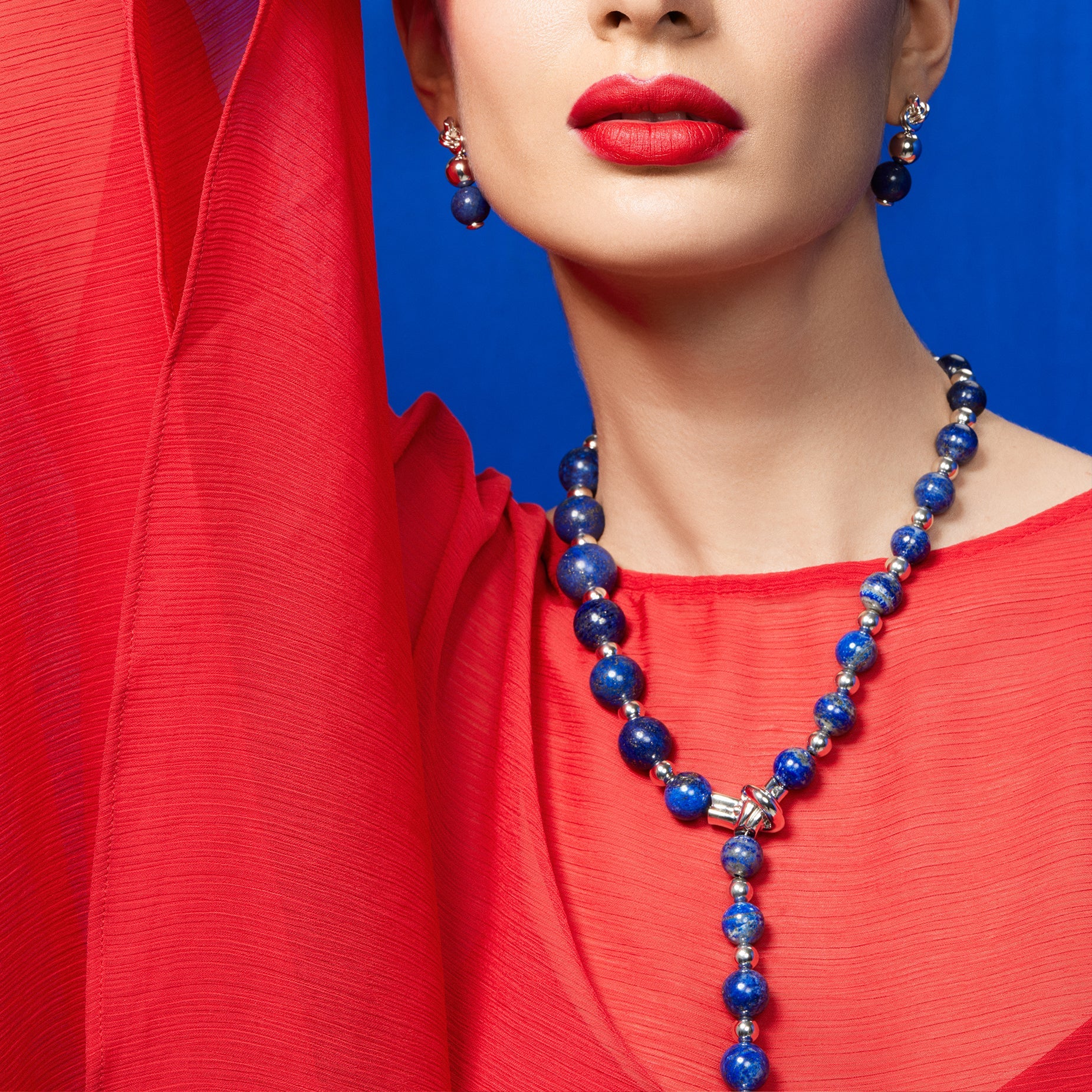 PRE-HISPANIC LAPIS LAZULI NECKLACE