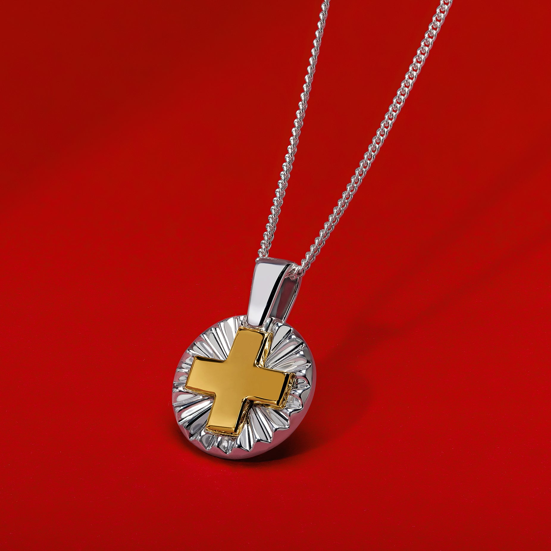 HALO CROSS PENDANT
