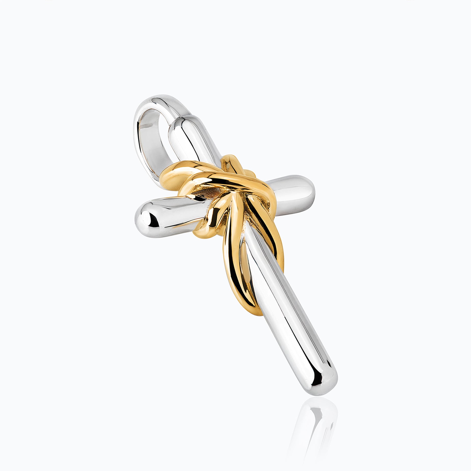 TIED CROSS PENDANT