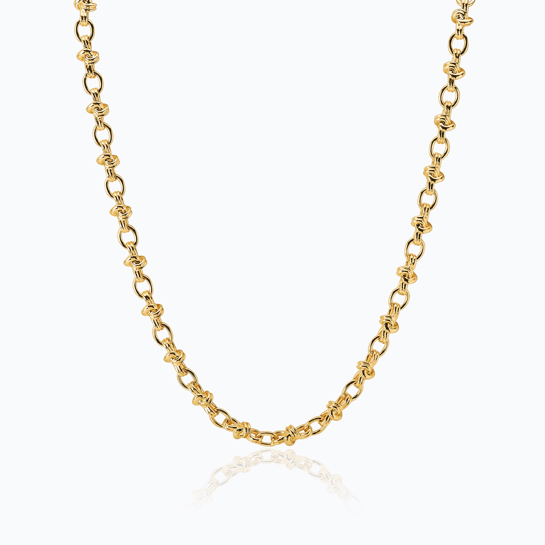 TIED GOLD CHAIN