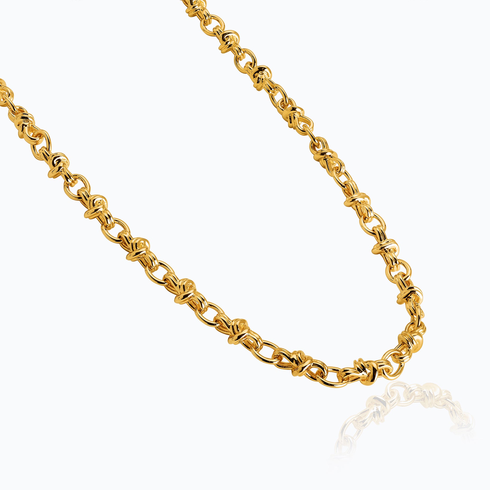 TIED GOLD CHAIN