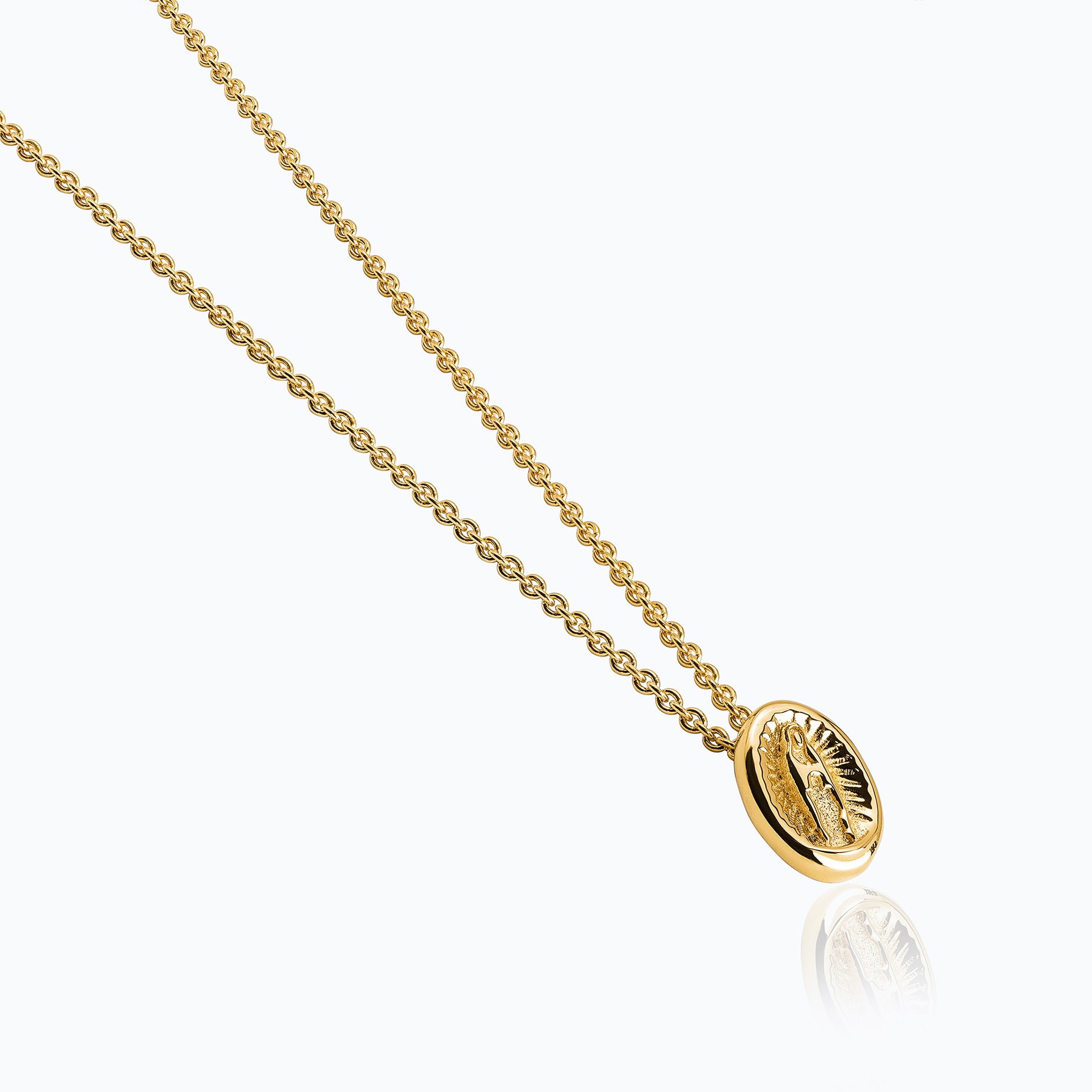 HALO VIRGIN GOLD PENDANT 12mm