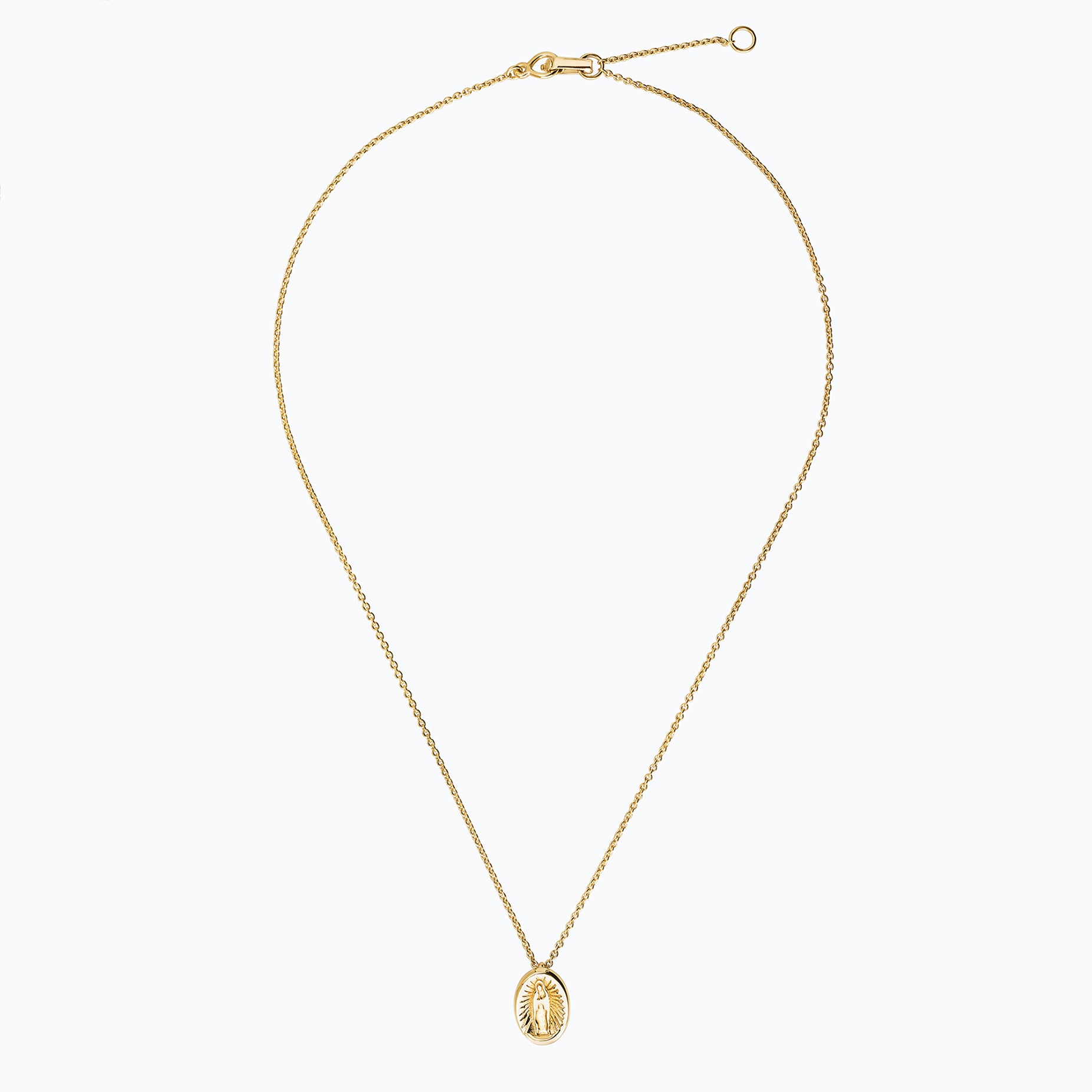 HALO VIRGIN GOLD PENDANT 16mm
