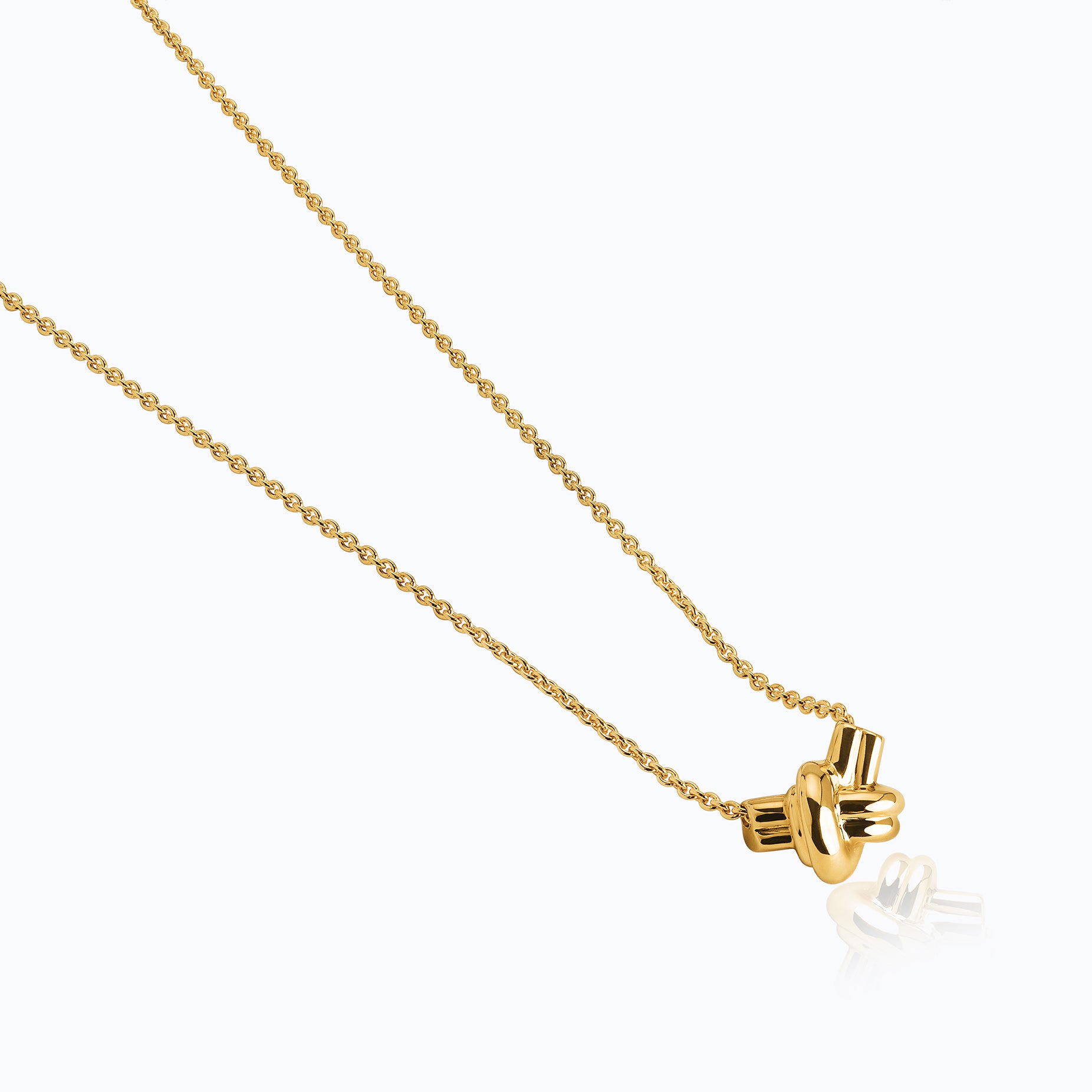 TIED GOLD PENDANT