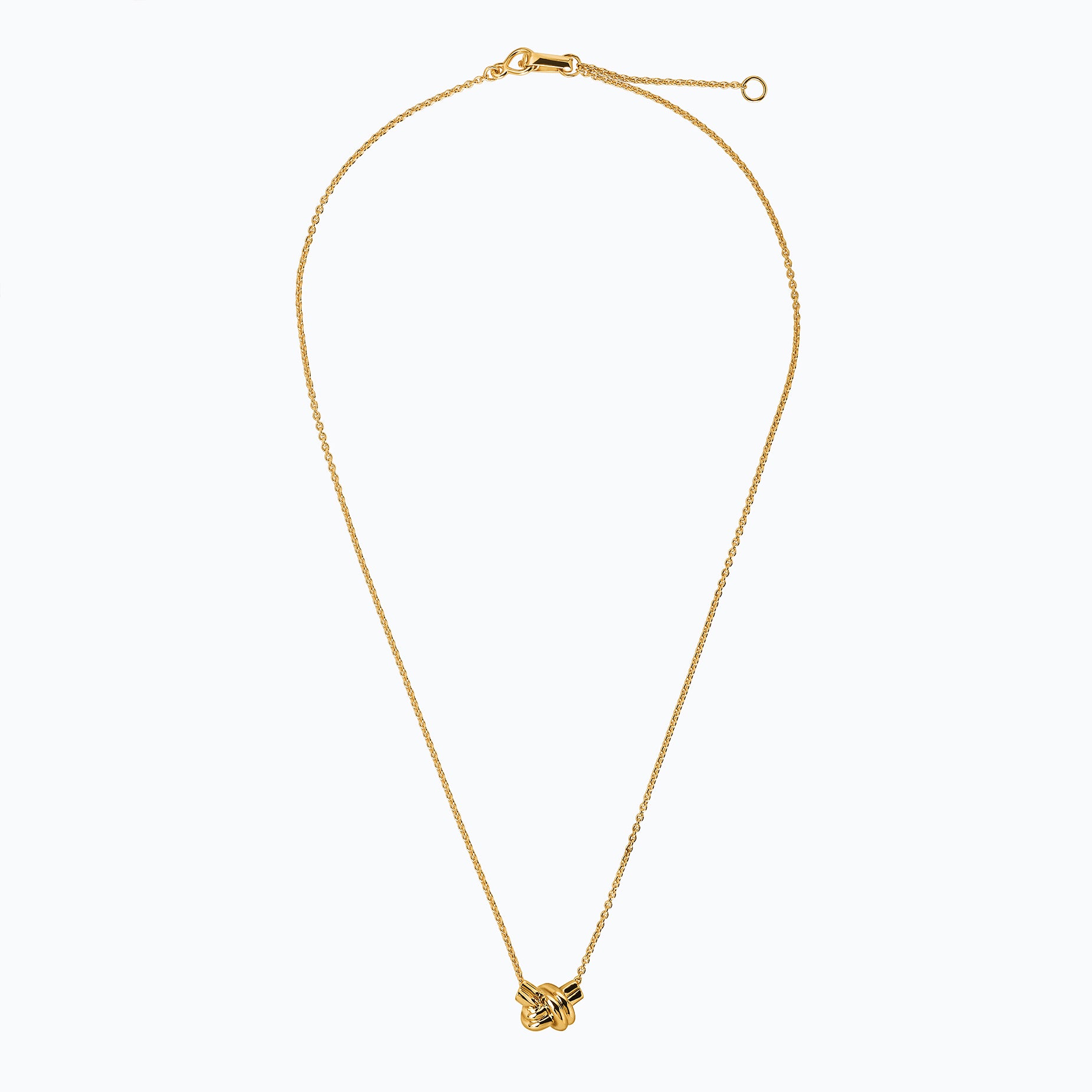 TIED GOLD PENDANT