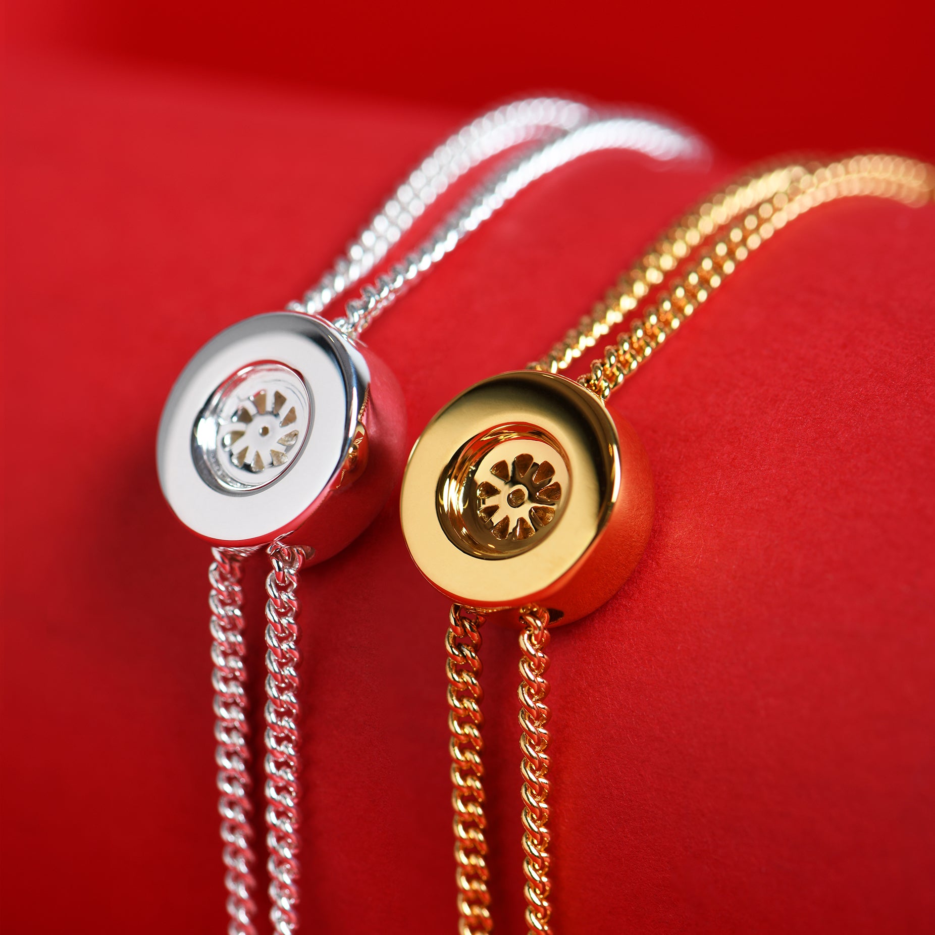 TANE RACING RIM CHAIN GOLD BRACELET