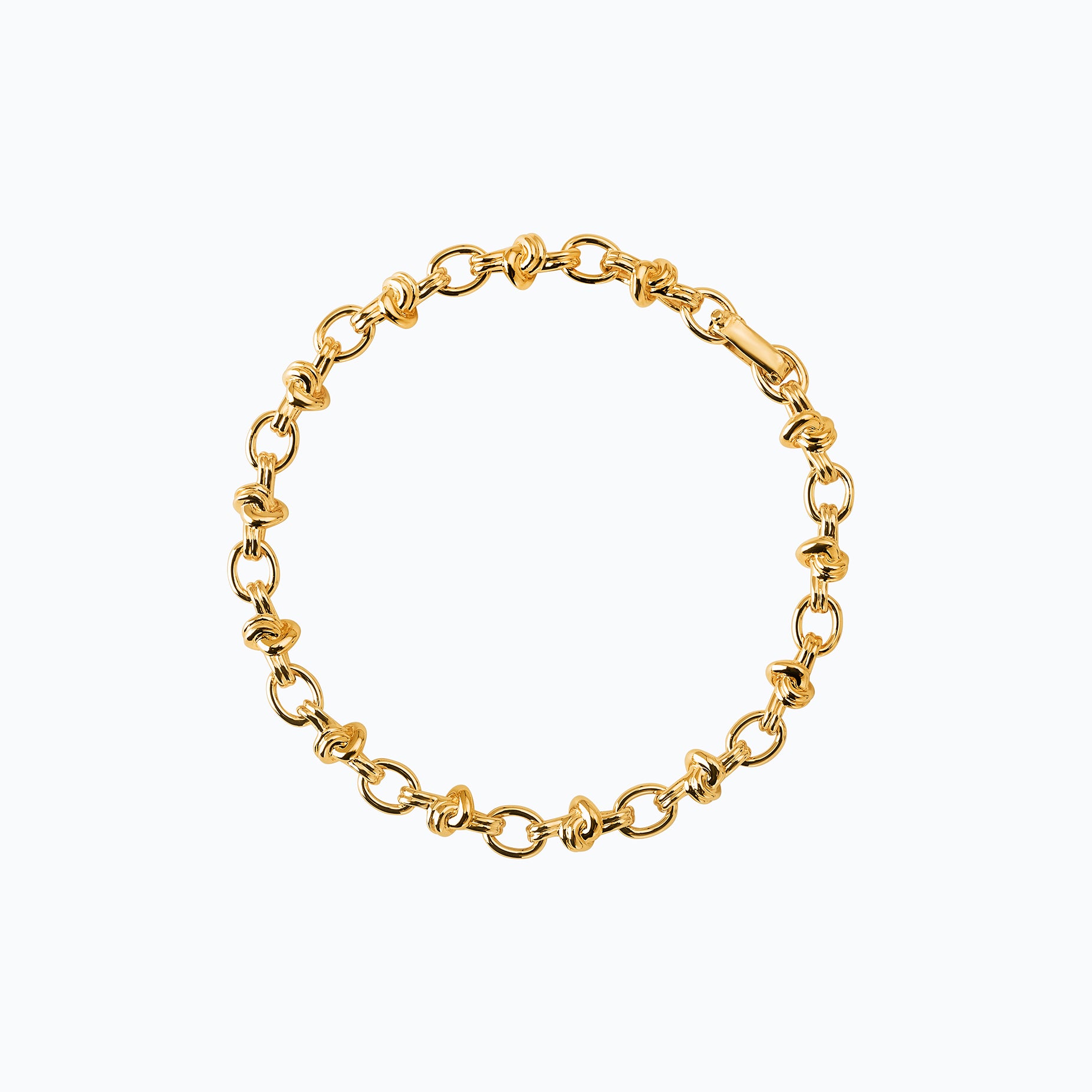 TIED GOLD BRACELET