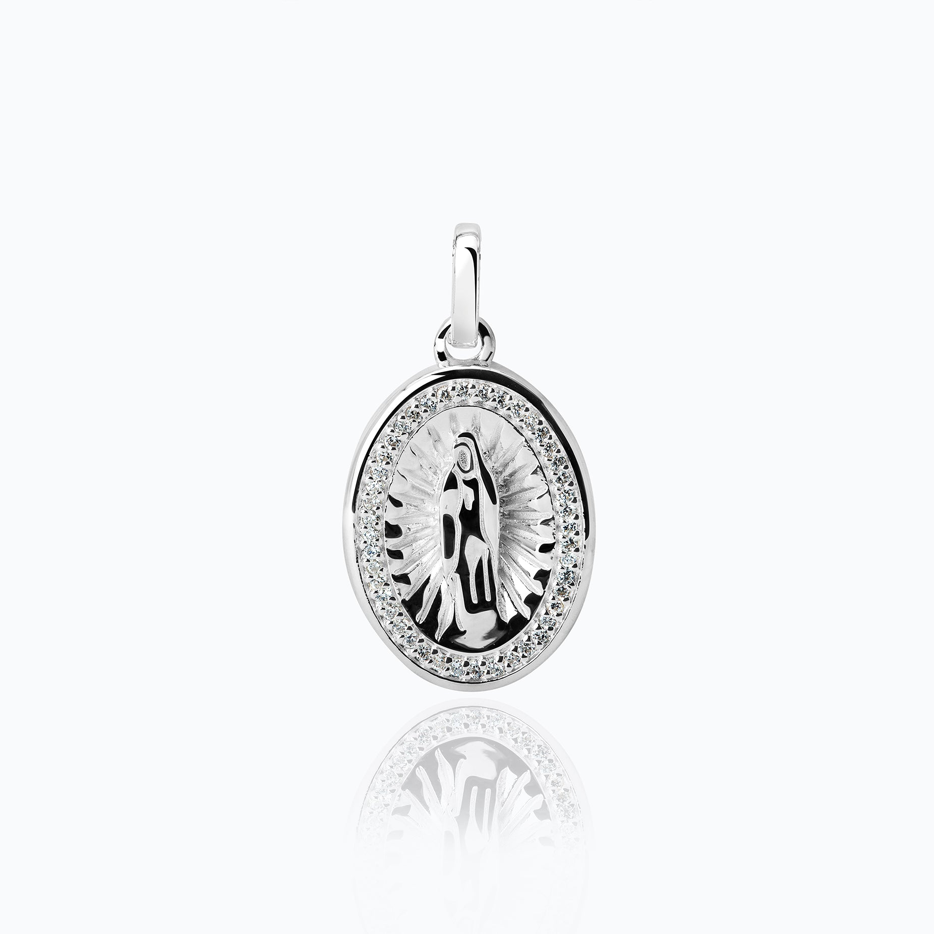 VIRGEN DE GUADALUPE DIAMANTES CHARM