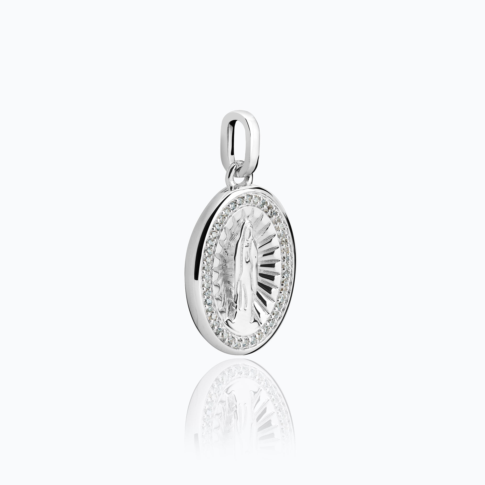 VIRGEN DE GUADALUPE DIAMANTES CHARM