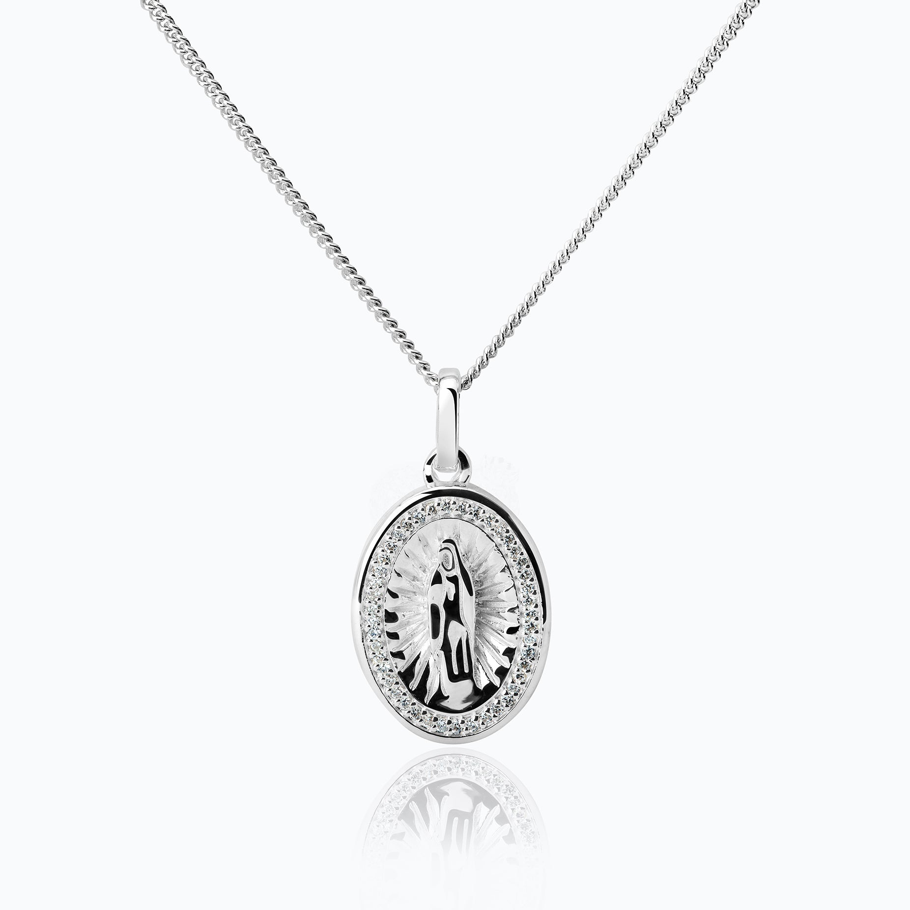 VIRGEN DE GUADALUPE DIAMANTES CHARM