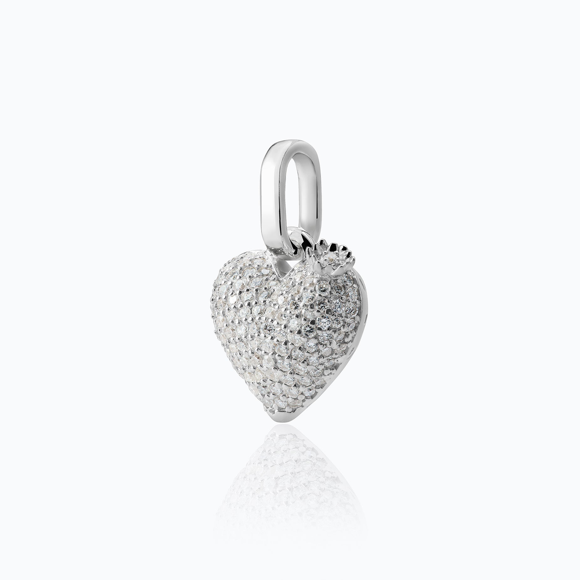 NOPAL HEART DIAMANTES CHARM