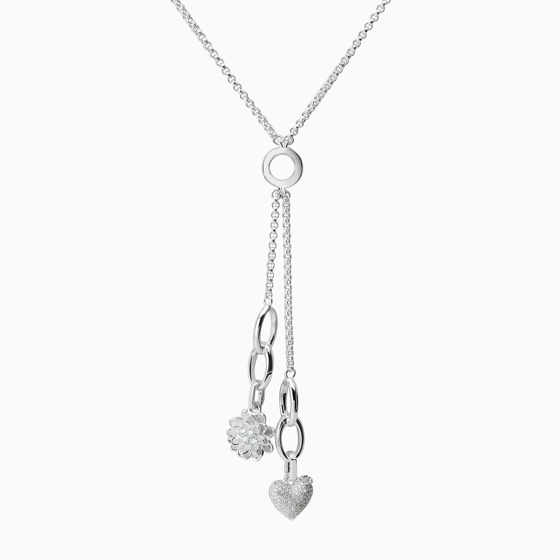 NOPAL HEART DIAMANTES CHARM