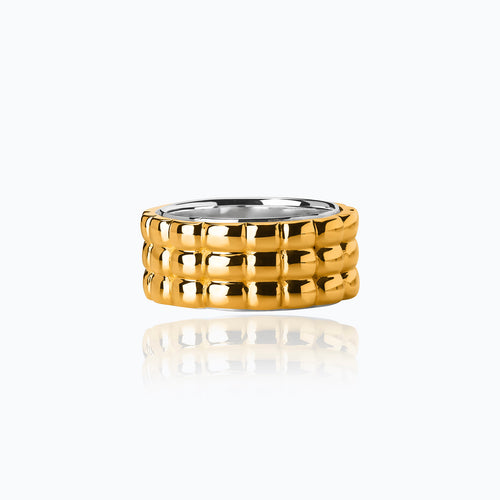 ALMA TEXTURED VERMEIL RING