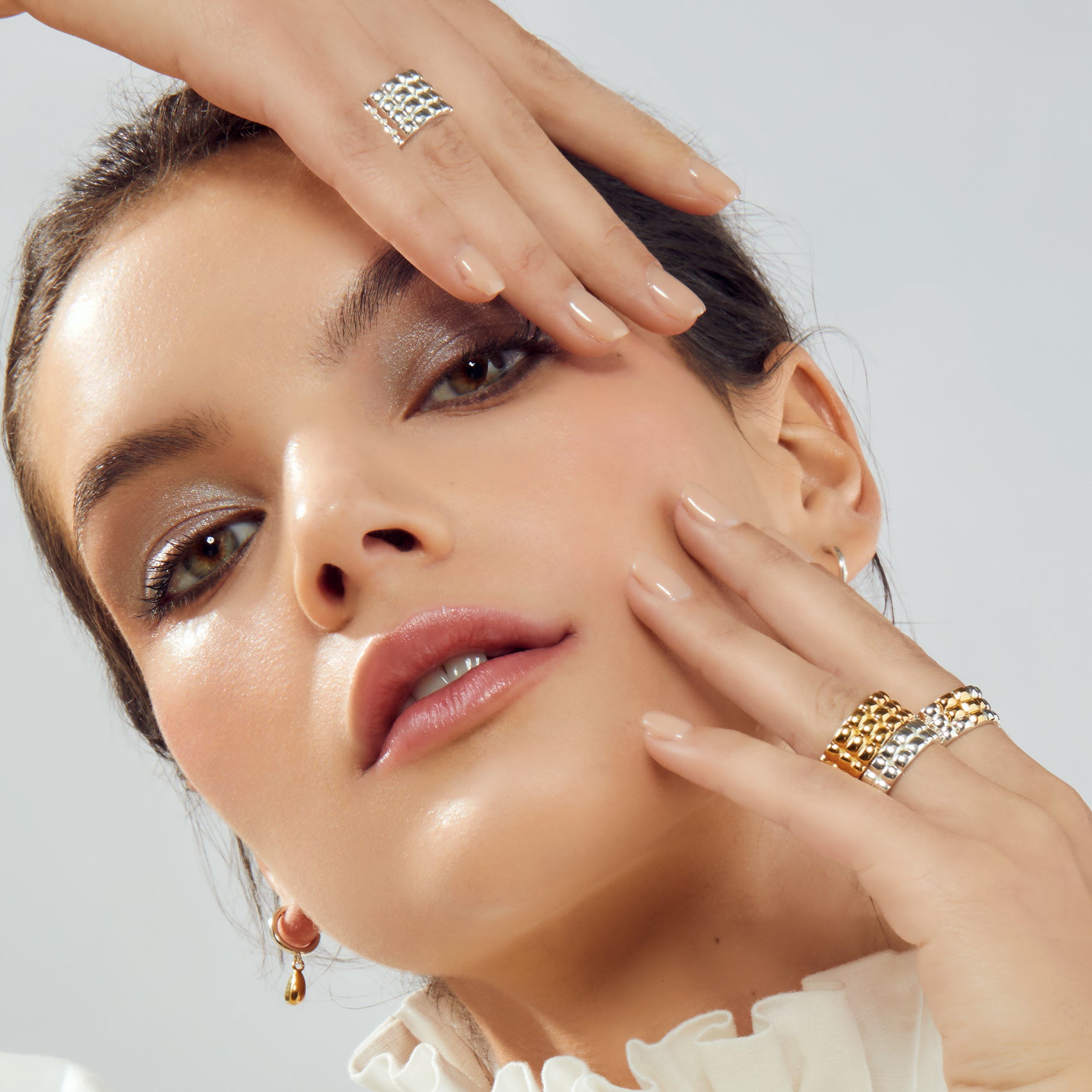ALMA TEXTURED VERMEIL RING