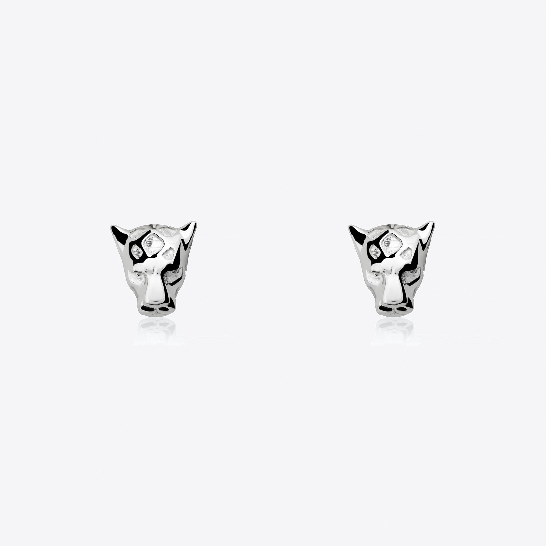 JAGUAR HEAD STUD EARRINGS