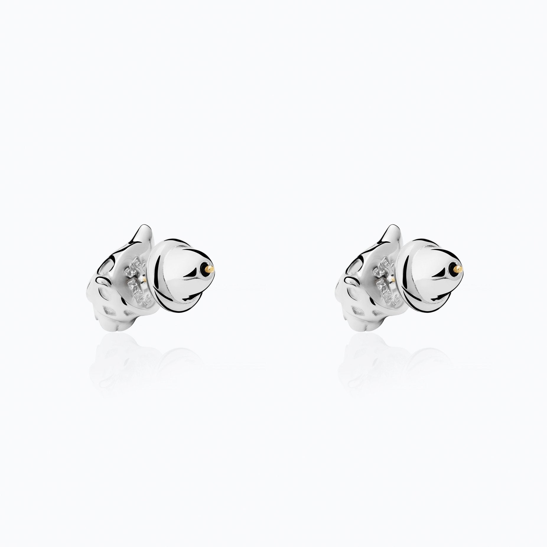 JAGUAR HEAD STUD EARRINGS