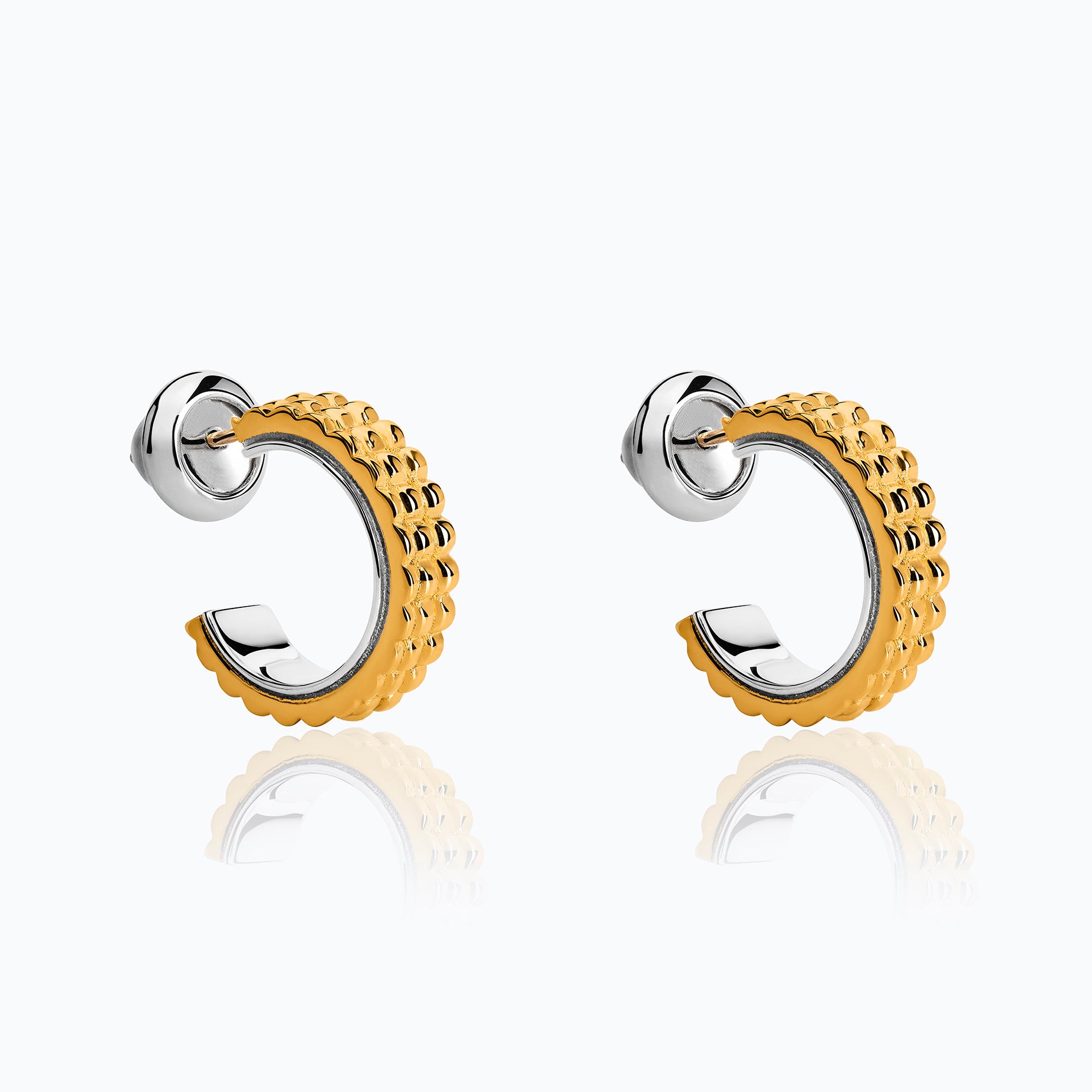 ALMA TEXTURED VERMEIL EARRINGS