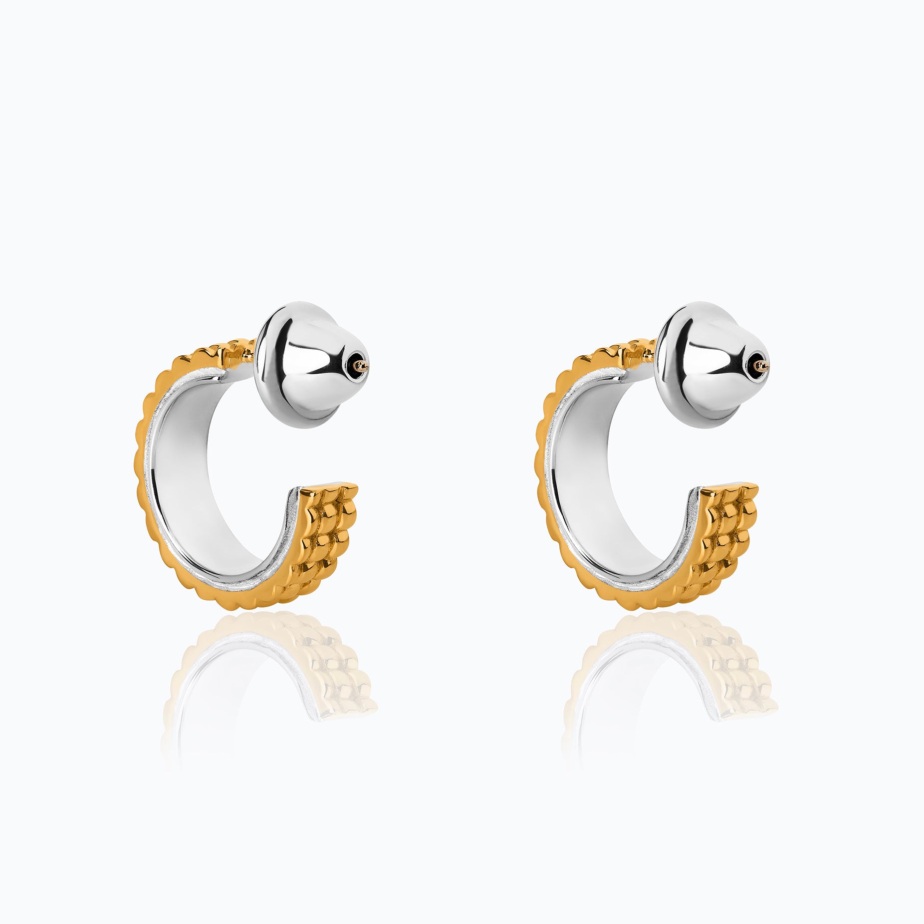 ALMA TEXTURED VERMEIL EARRINGS