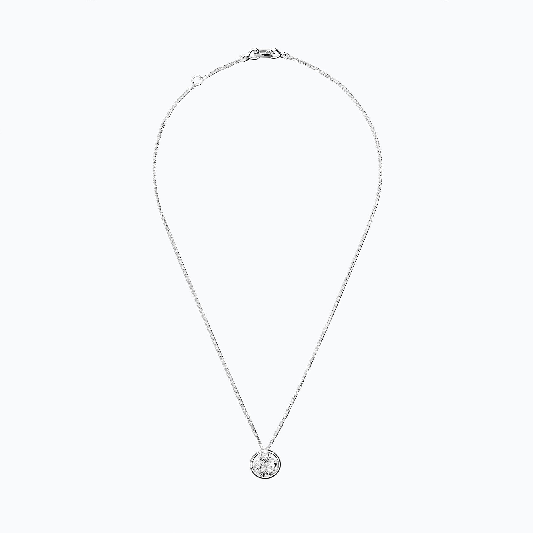 BORDADOS FLOWER BUTTON PENDANT