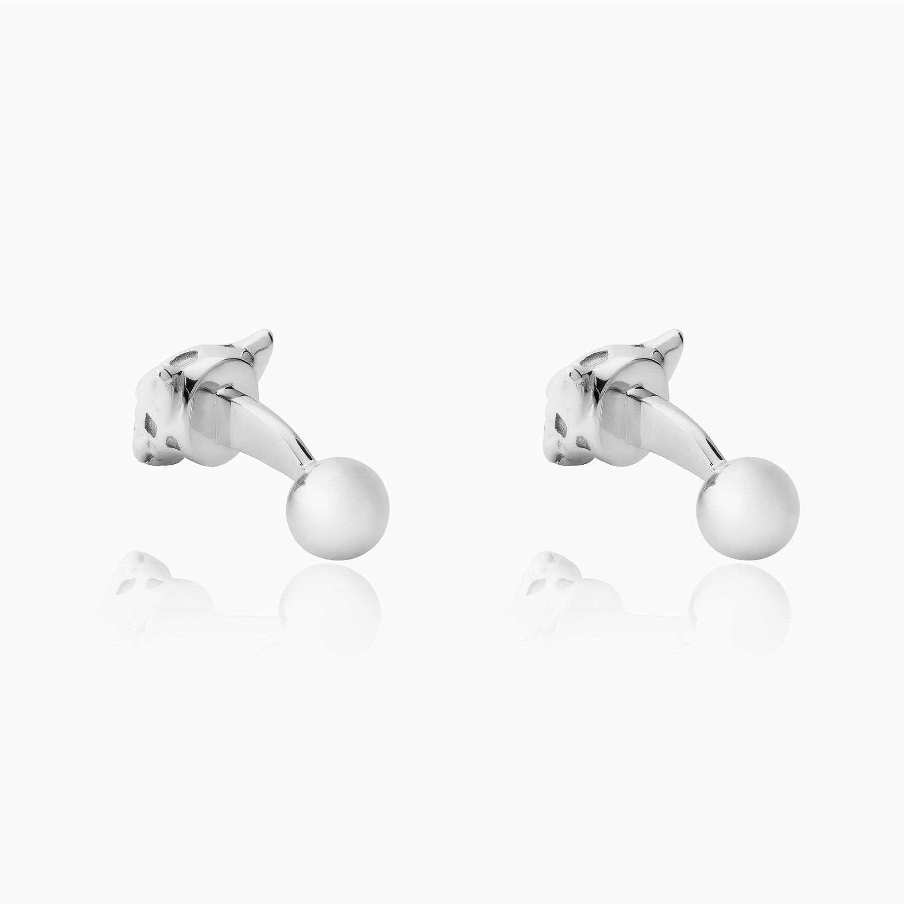 JAGUAR HEAD CUFFLINKS