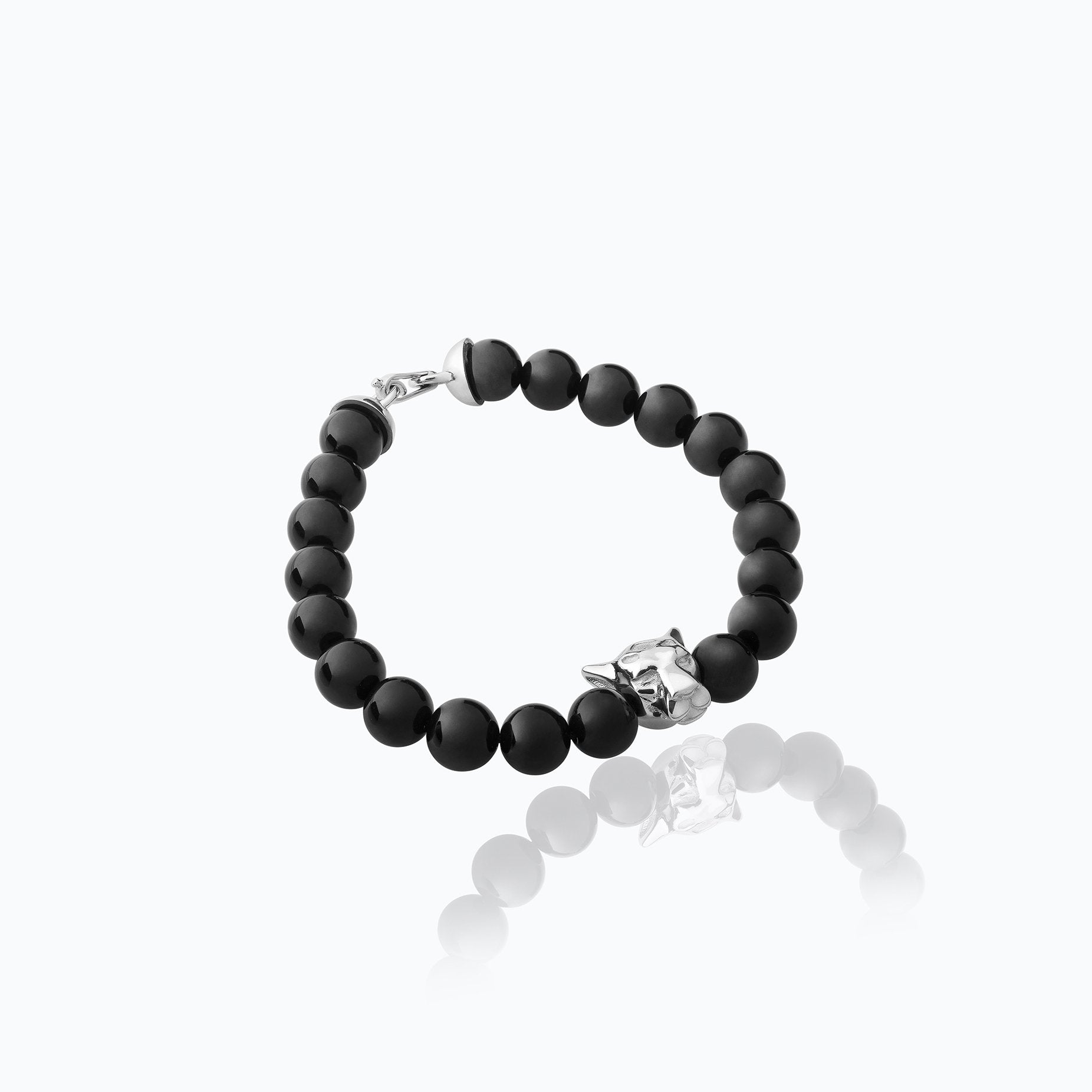 JAGUAR HEAD AGATE BRACELET