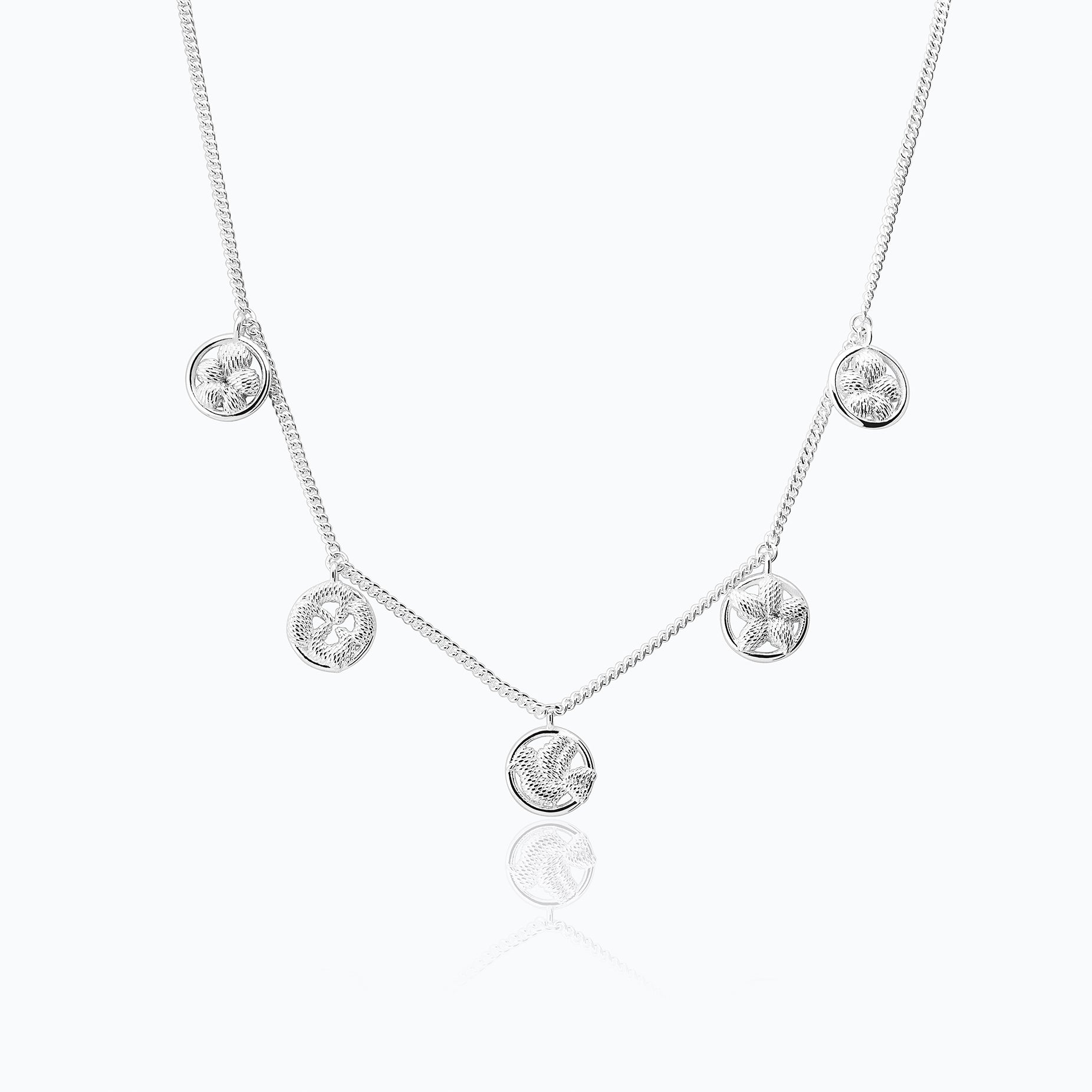 BORDADOS FIVE MEDALS NECKLACE