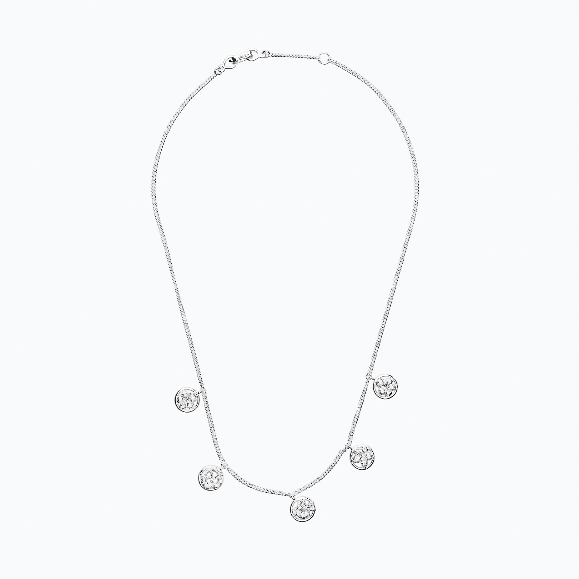 BORDADOS FIVE MEDALS NECKLACE