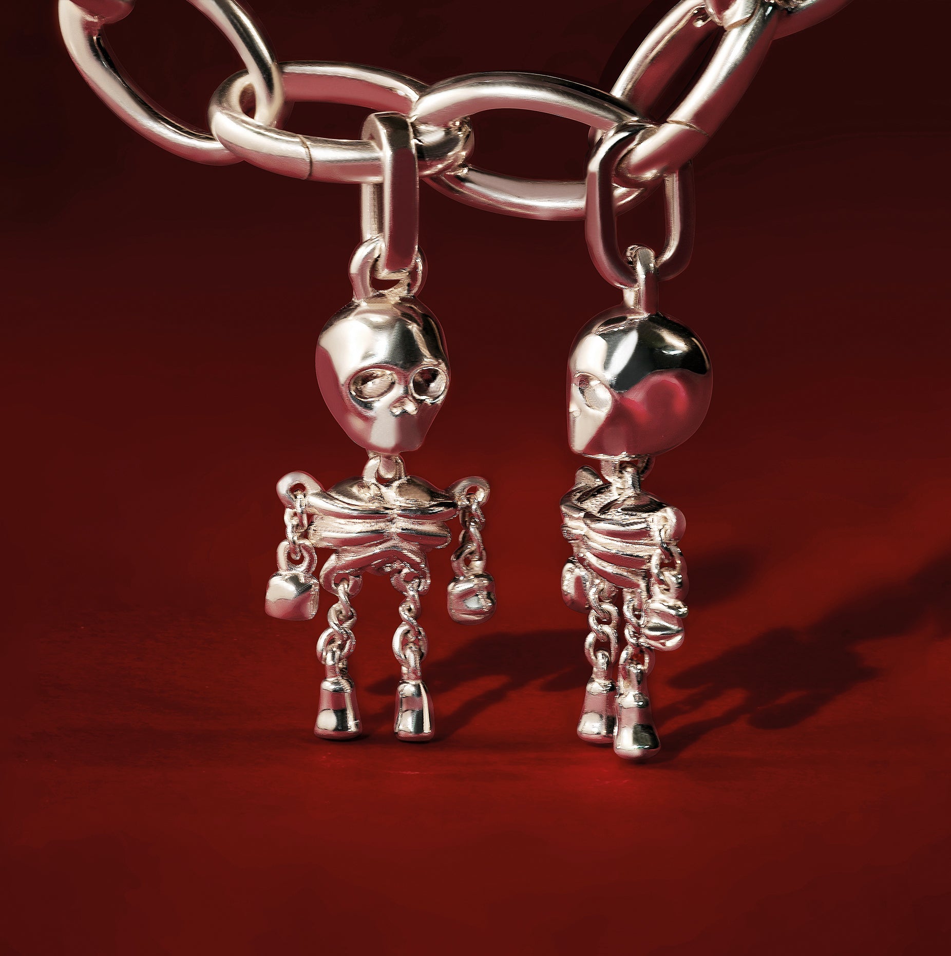 DANCING SKELETON CHARM