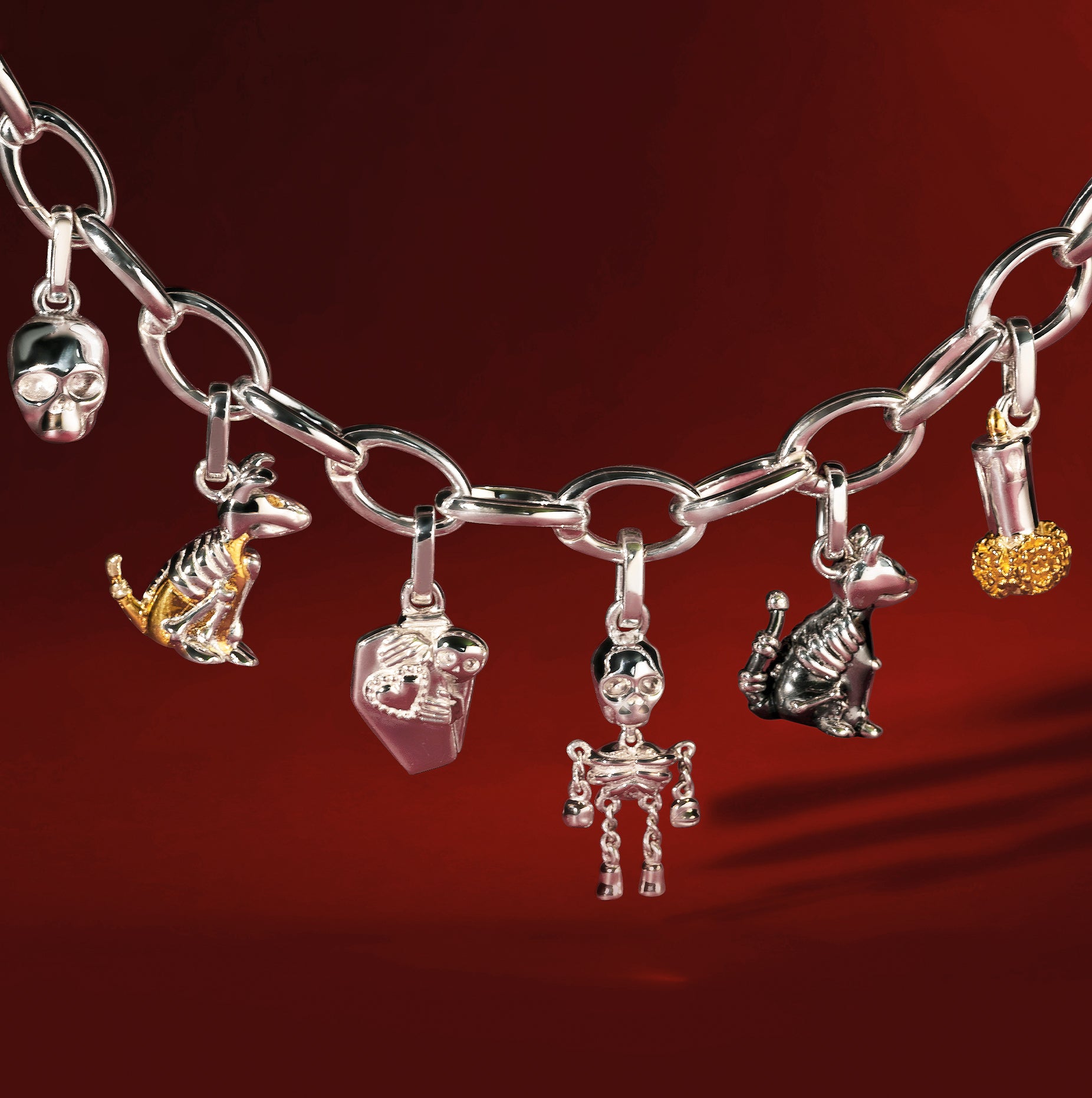 DANCING SKELETON CHARM
