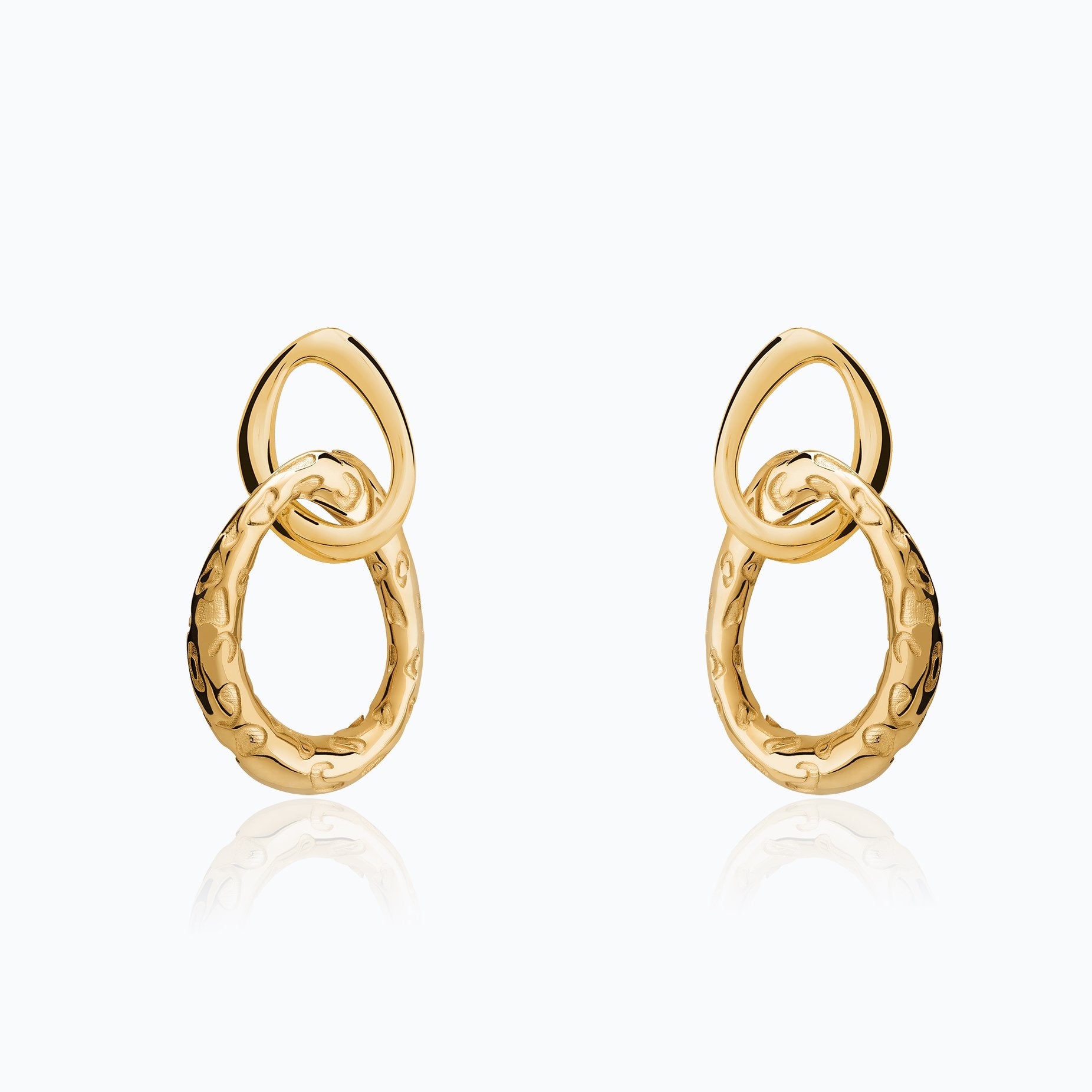 JAGUAR GOLD EARRINGS