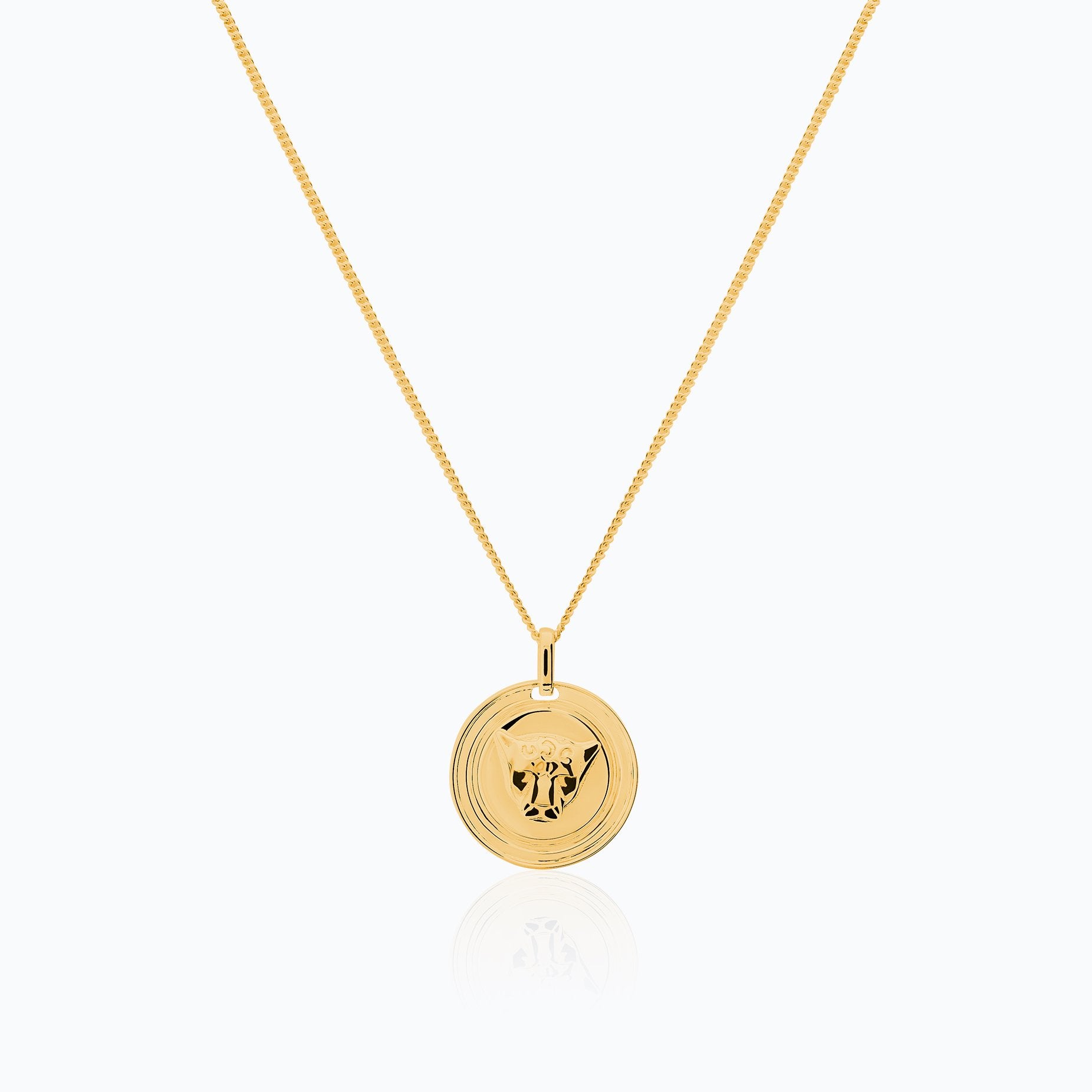 JAGUAR GOLD MEDAL PENDANT